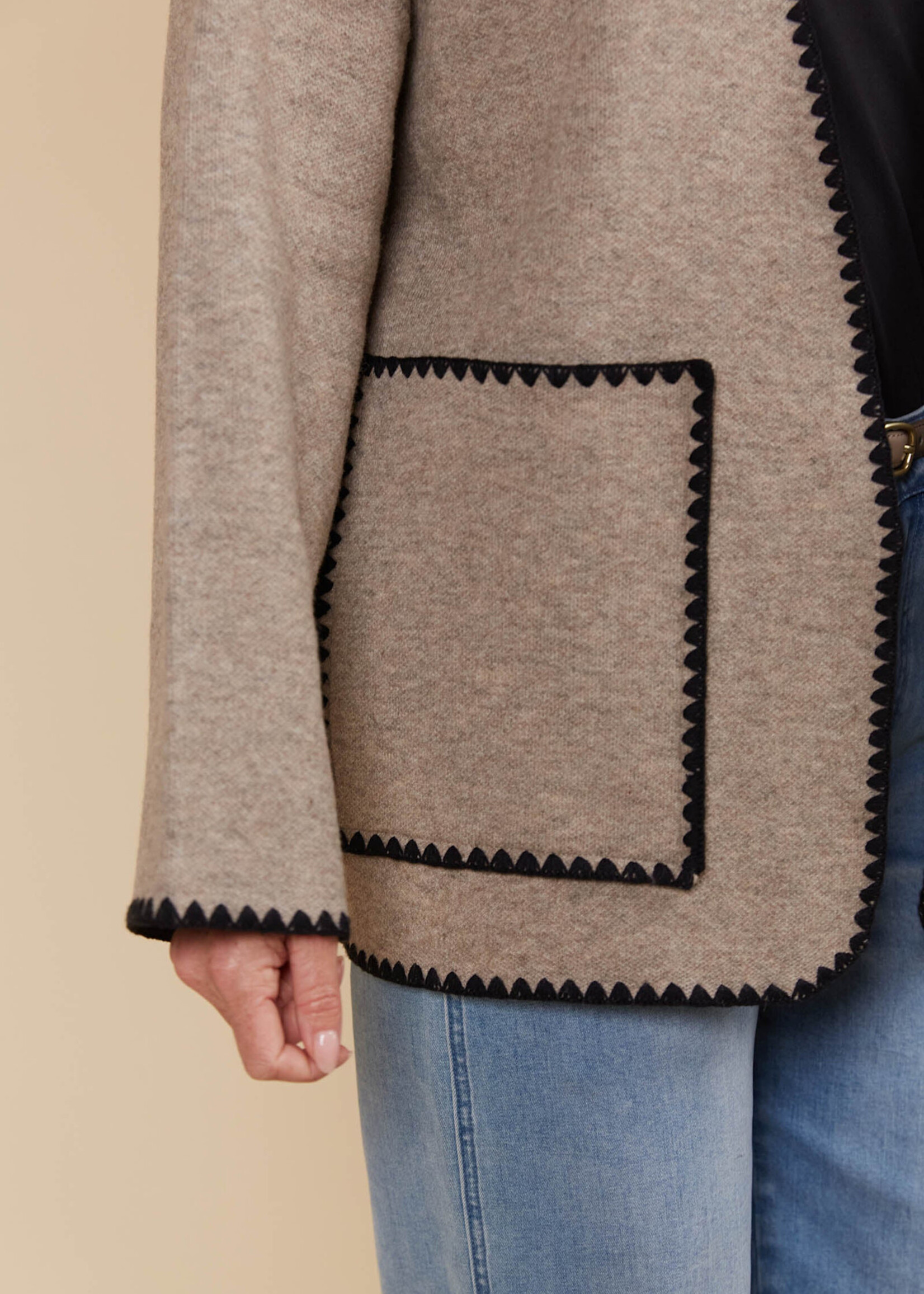 Isle of Mine Athena Cardigan - Taupe