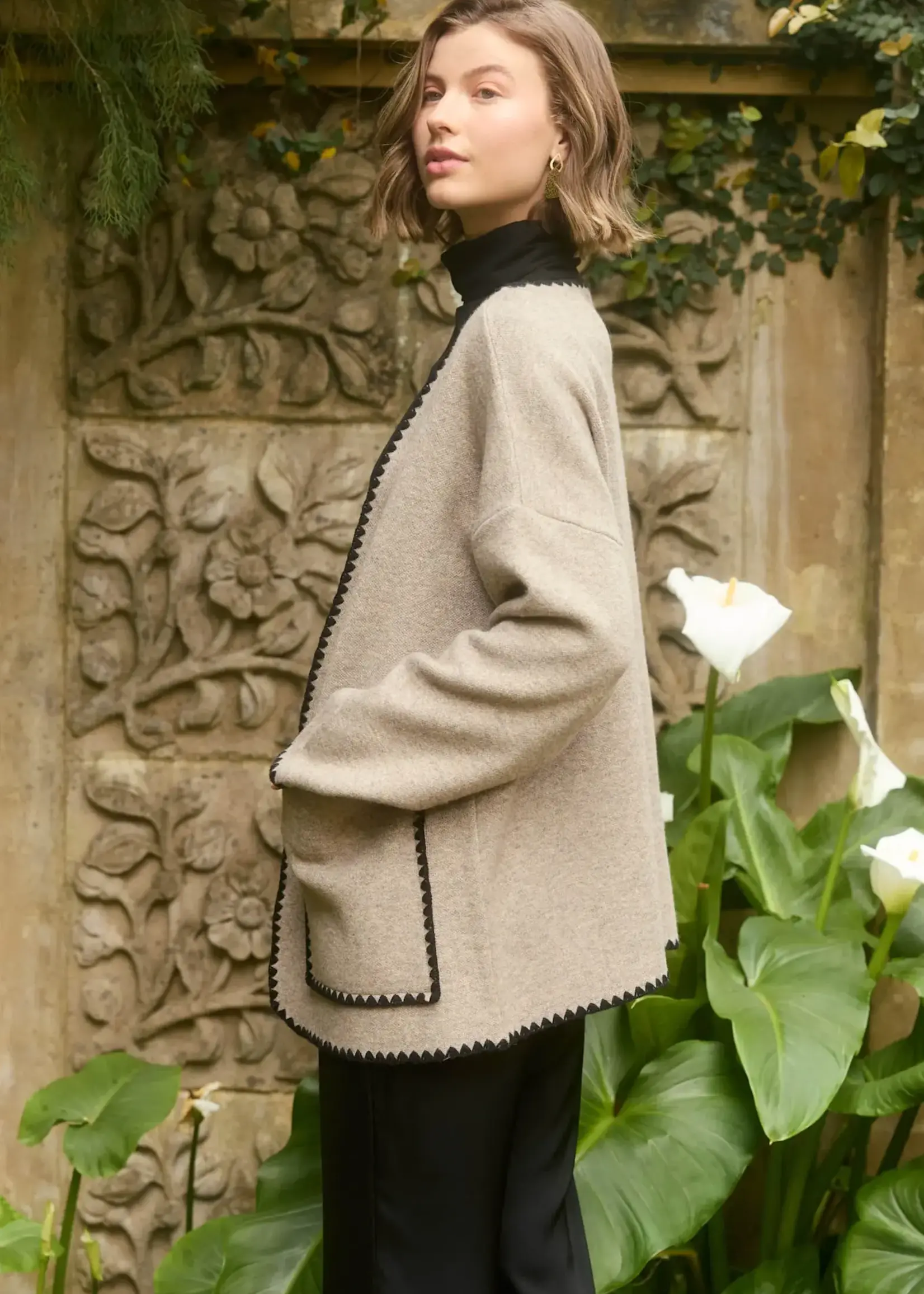 Isle of Mine Athena Cardigan - Taupe