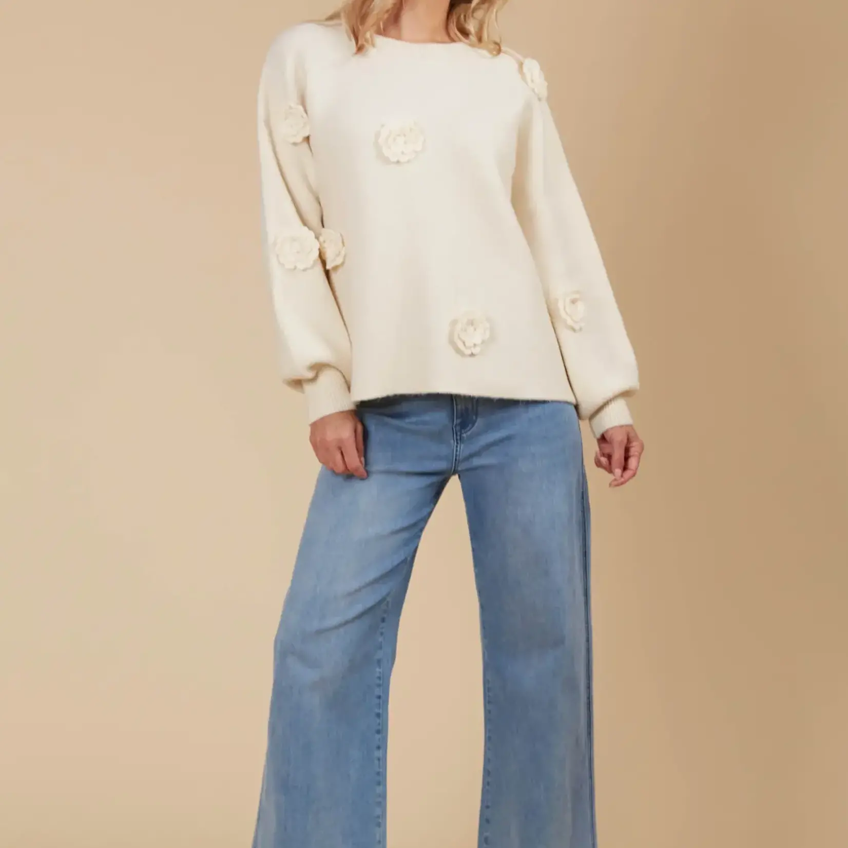 Isle of Mine Miru Flower Jumper - Canvas