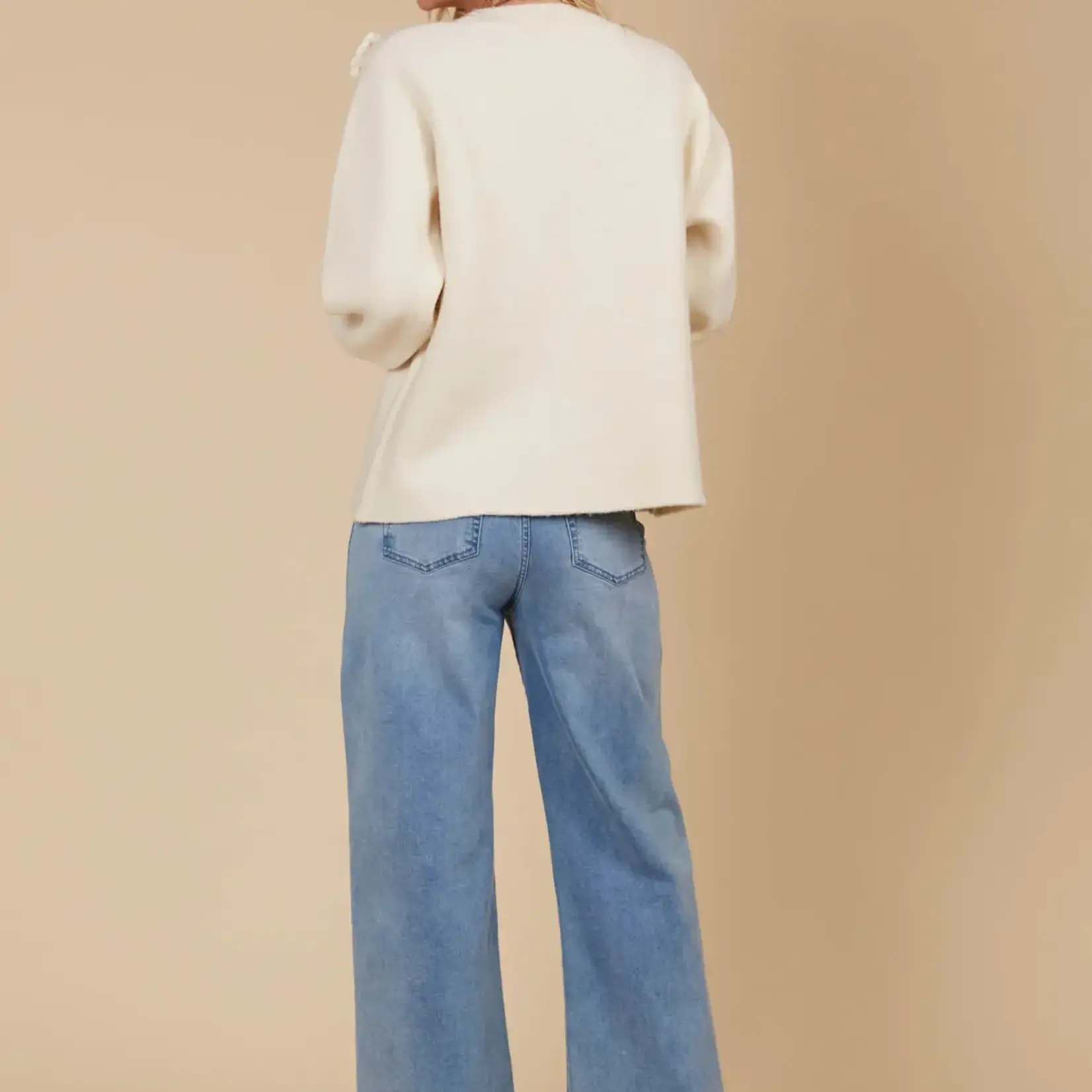 Isle of Mine Miru Flower Jumper - Canvas