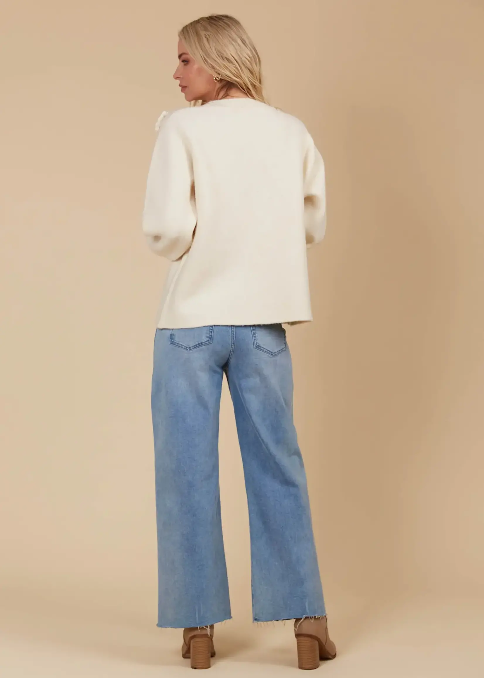 Isle of Mine Miru Flower Jumper - Canvas