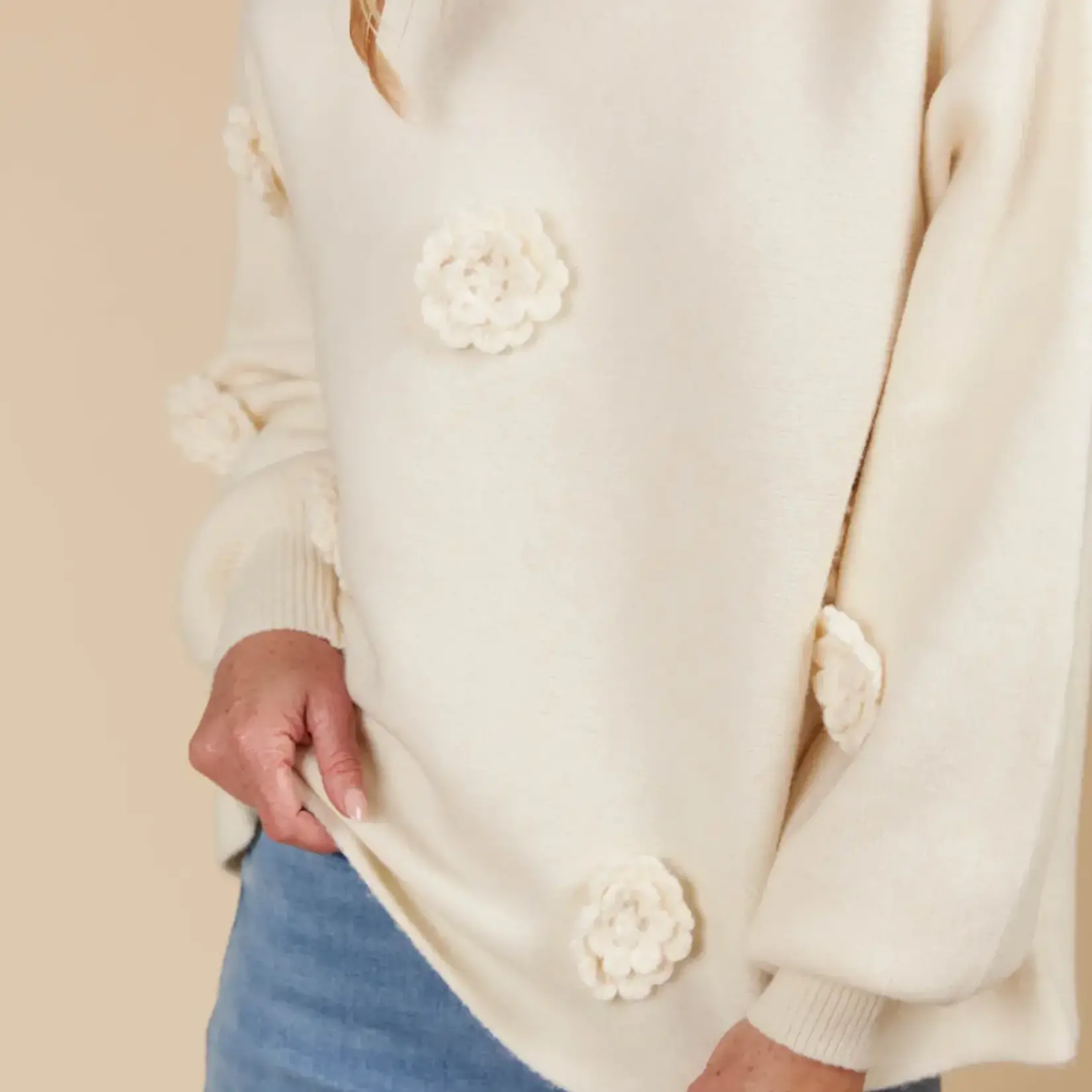 Isle of Mine Miru Flower Jumper - Canvas