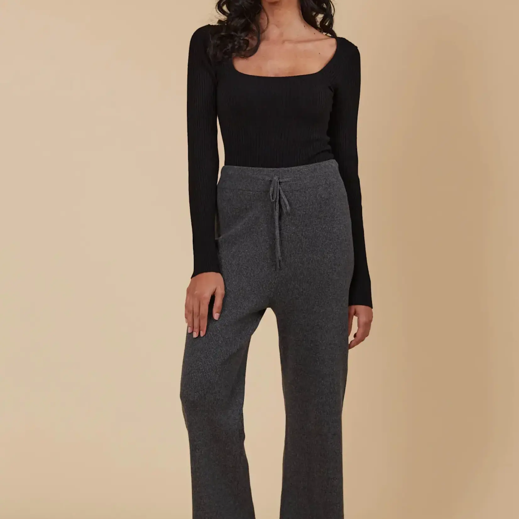 Isle of Mine Tala Knit Pant - Ash