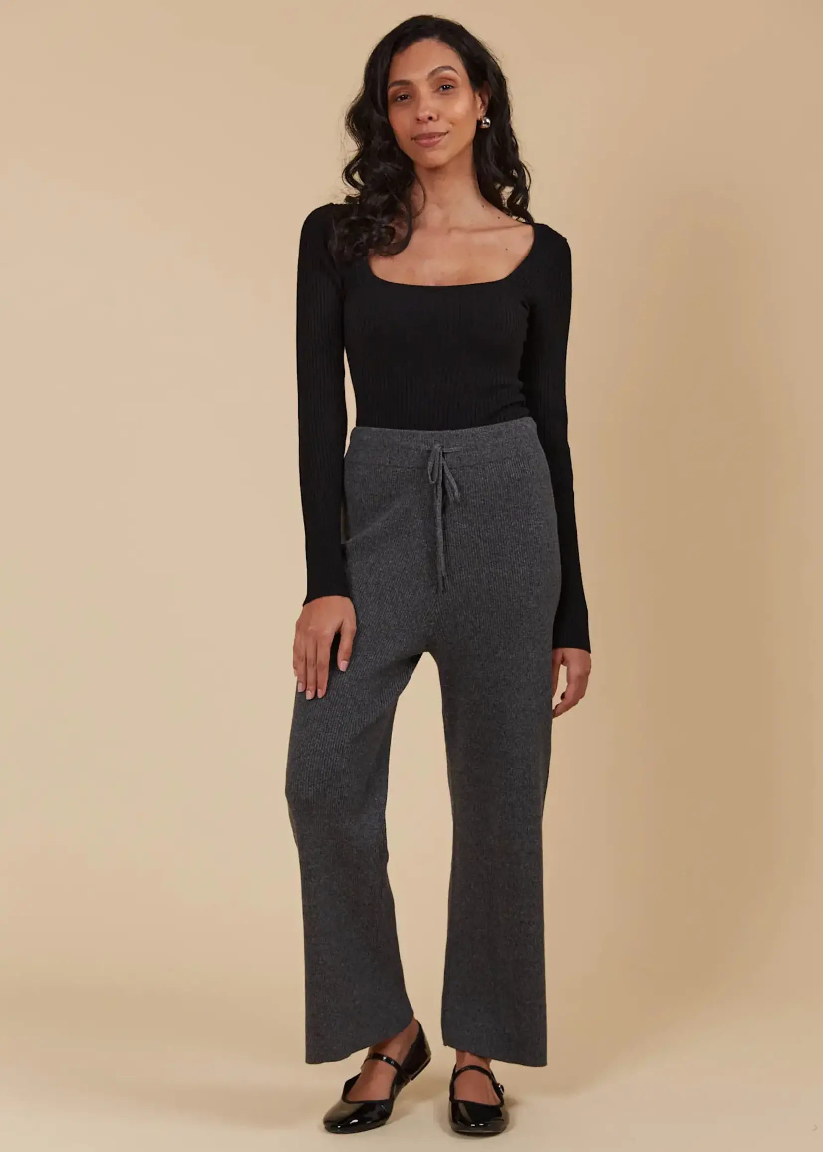 Isle of Mine Tala Knit Pant - Ash