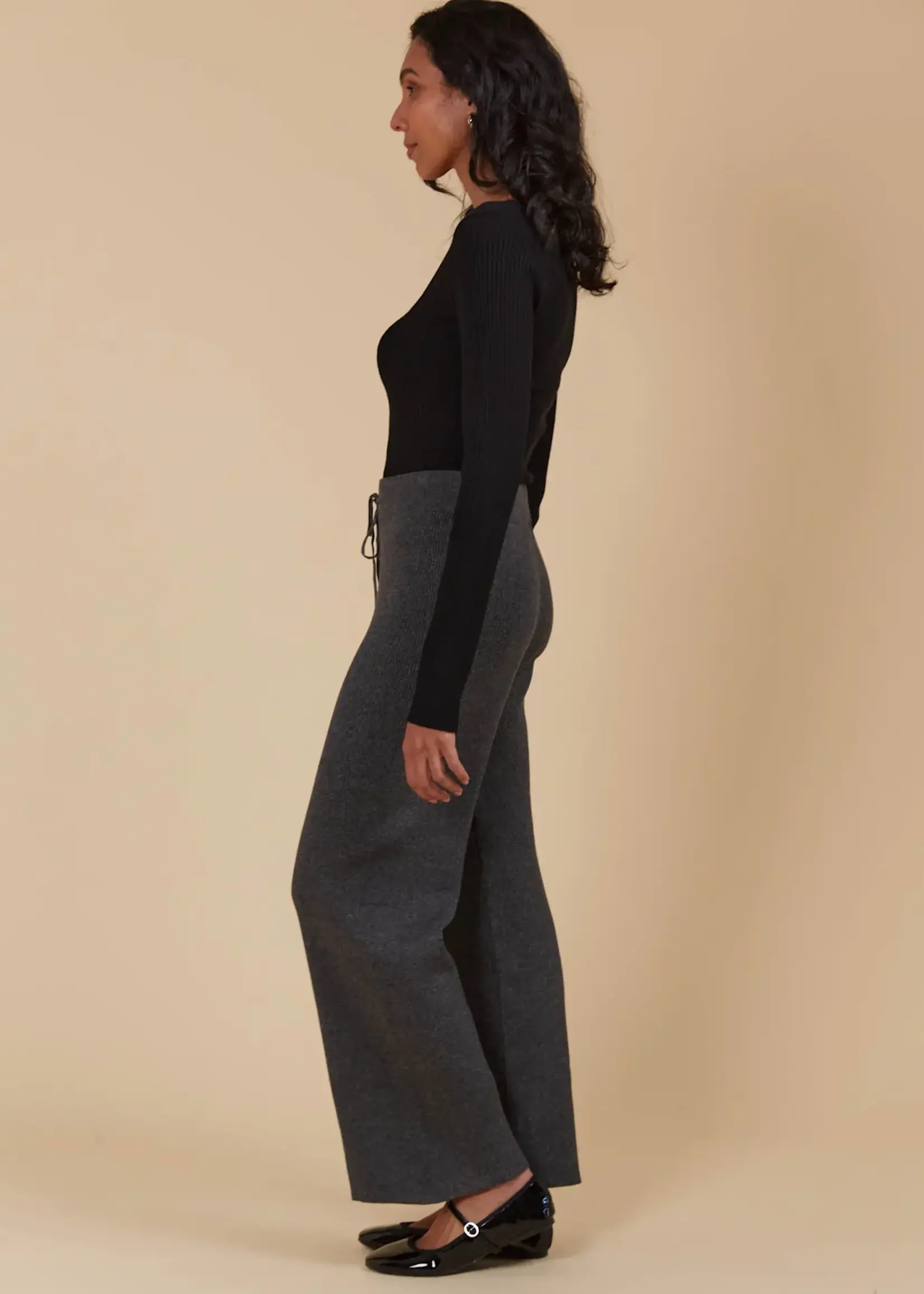 Isle of Mine Tala Knit Pant - Ash