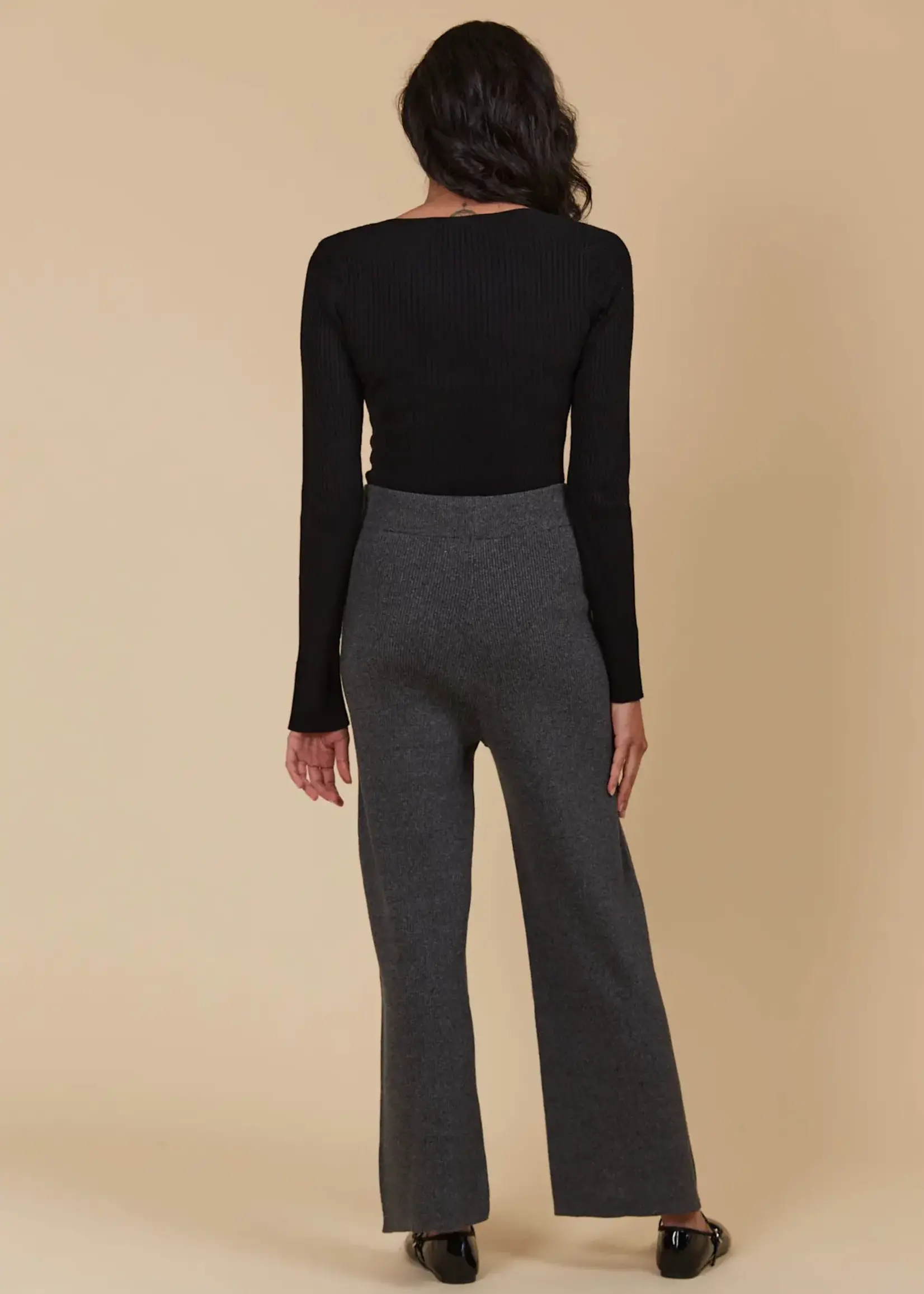 Isle of Mine Tala Knit Pant - Ash