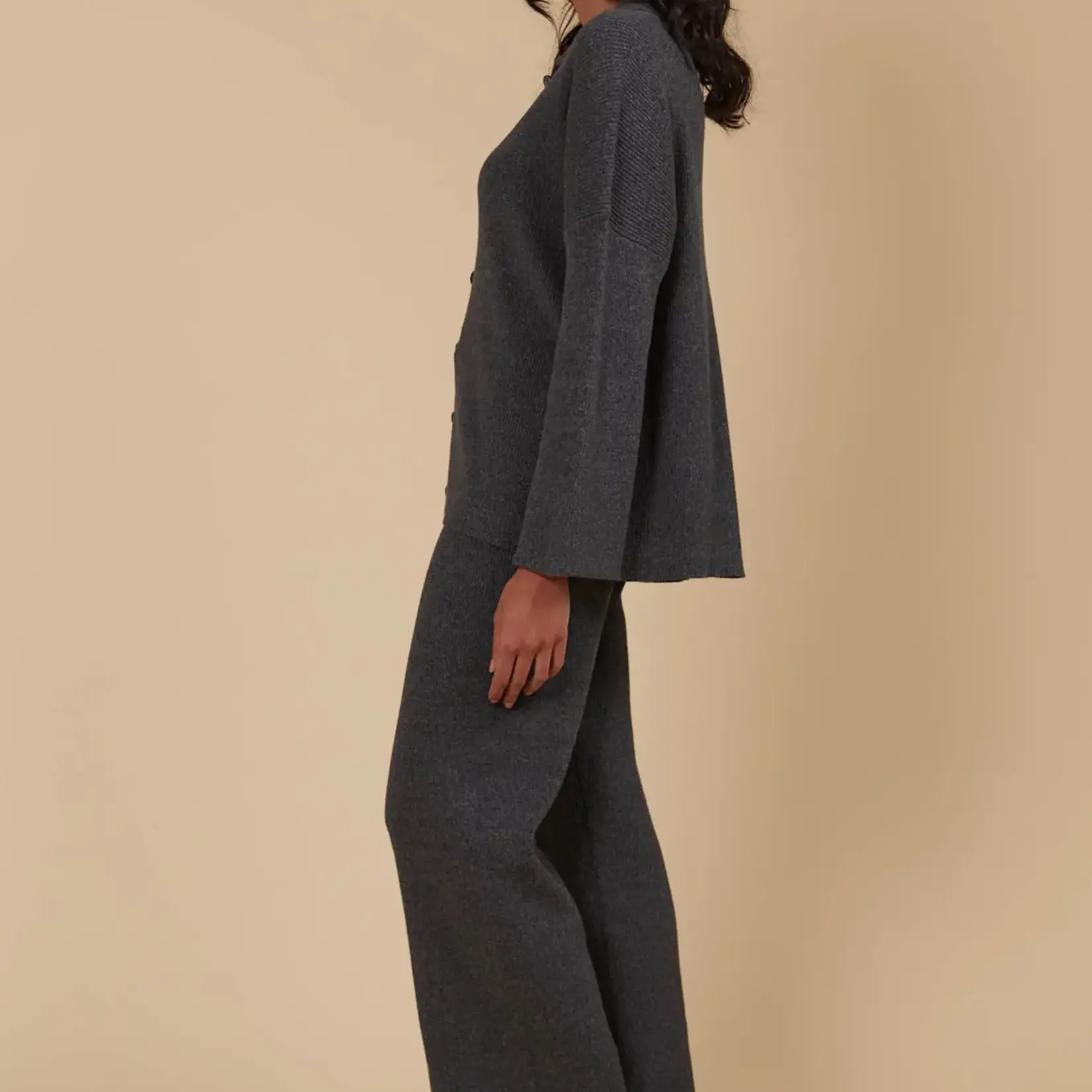 Isle of Mine Tala Knit Shirt - Ash