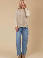 Isle of Mine Luna Knit Vest - Canvas