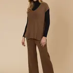 Isle of Mine Tala Knit Vest - Toffee