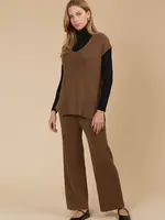 Isle of Mine Tala Knit Vest - Toffee