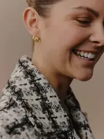 EB & Ive Heritage Satin Earring - Knot