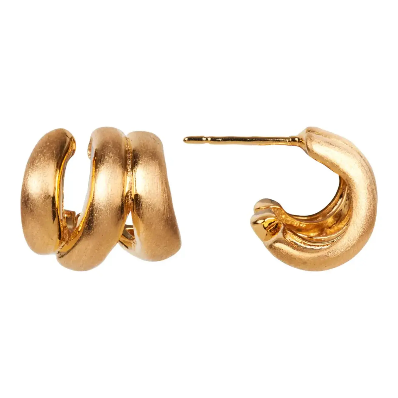 EB & Ive Heritage Satin Earring - Knot