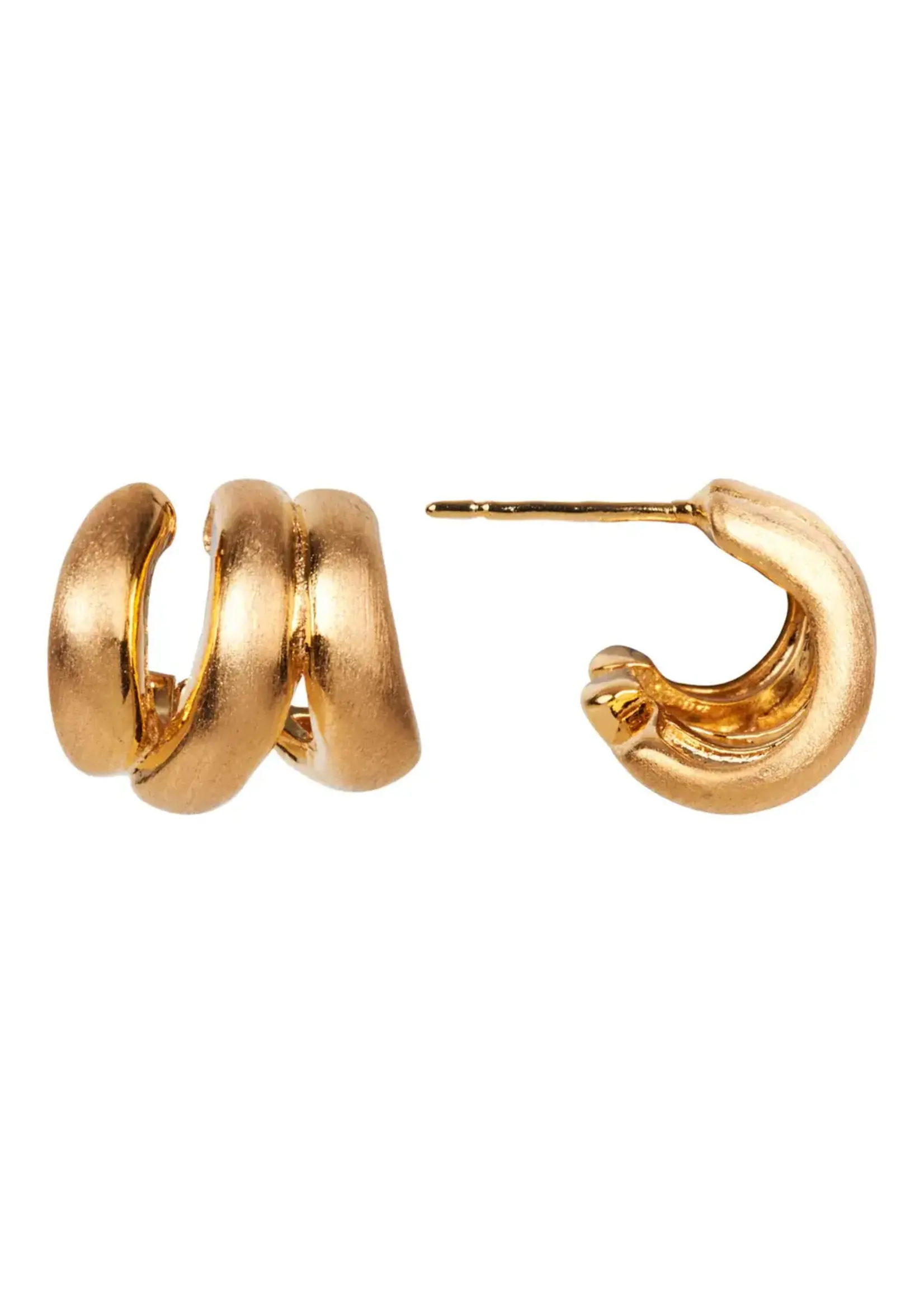 EB & Ive Heritage Satin Earring - Knot
