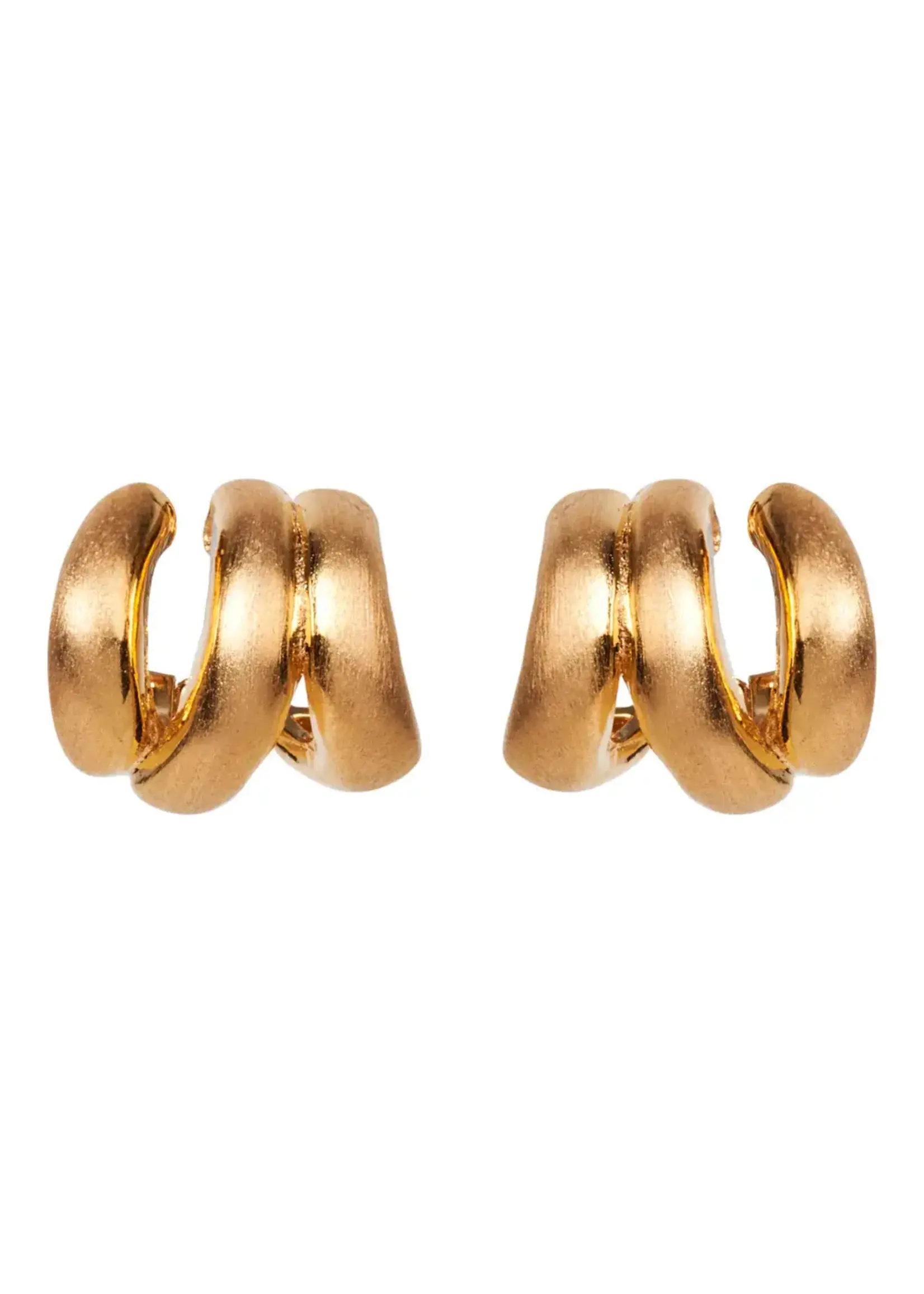 EB & Ive Heritage Satin Earring - Knot