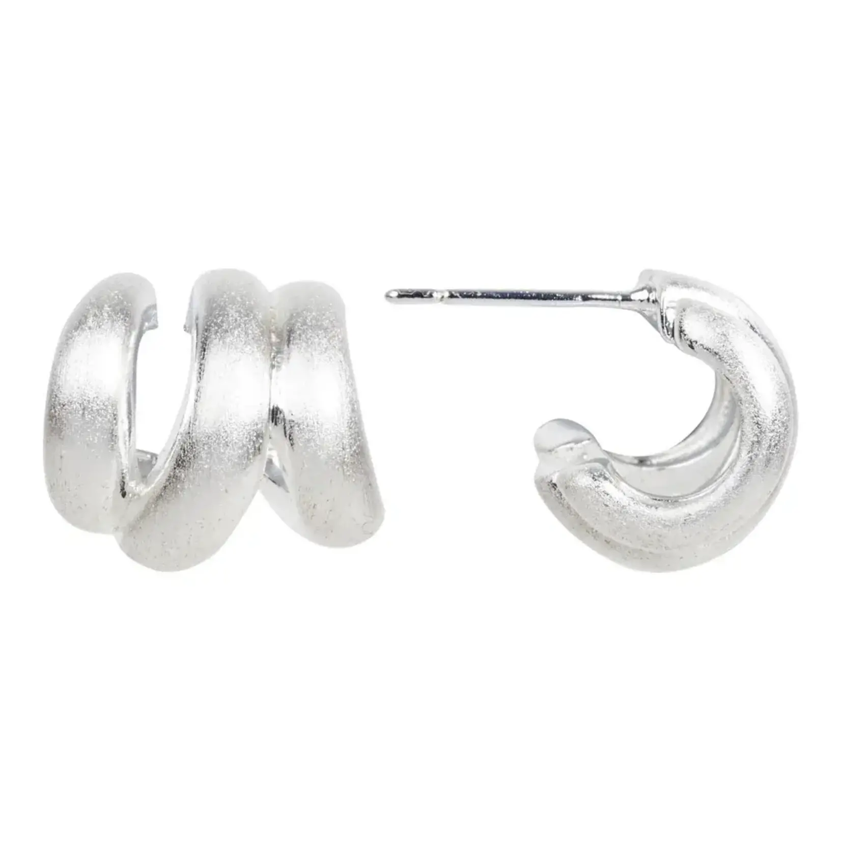 EB & Ive Heritage Satin Earring - Knot