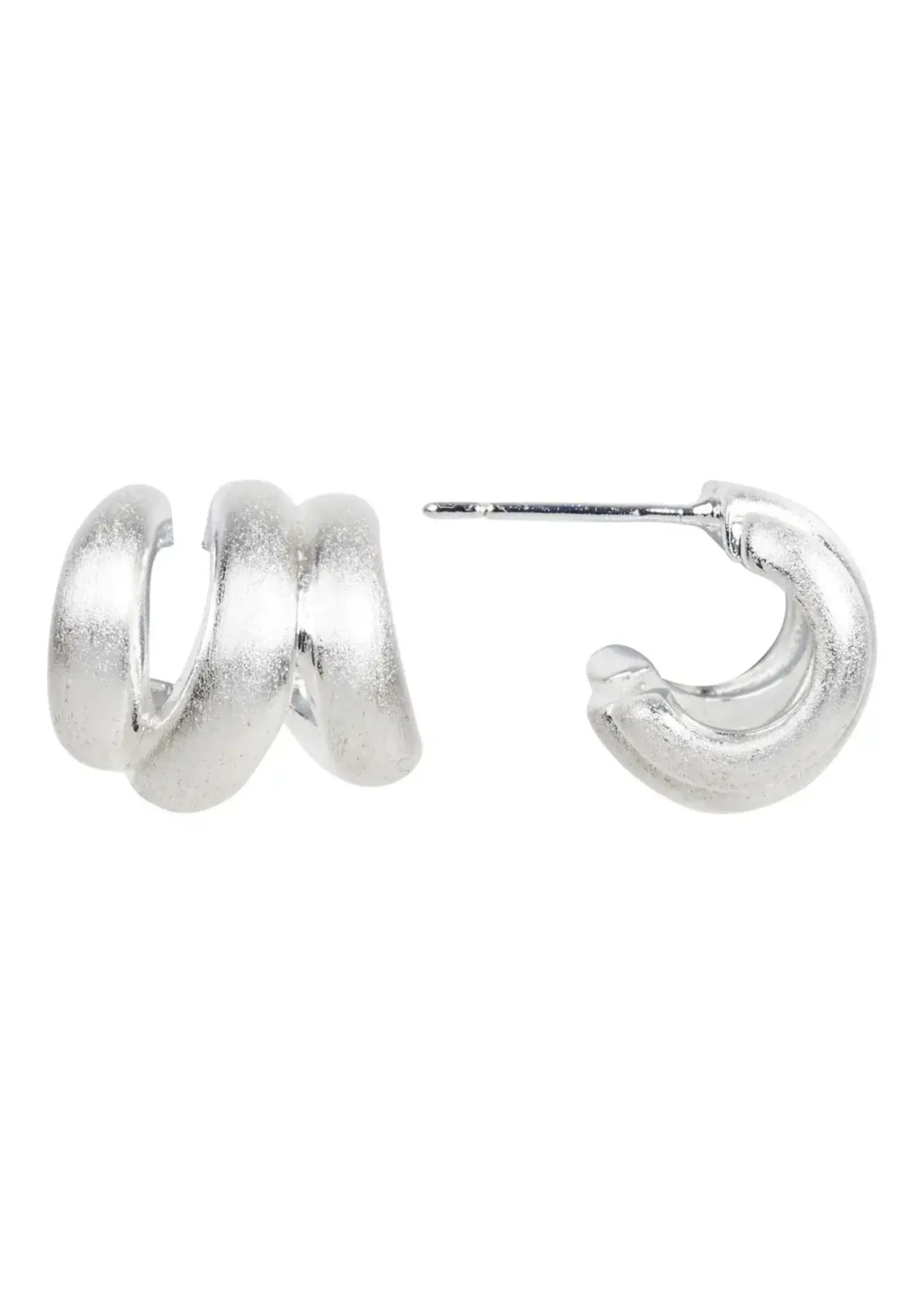 EB & Ive Heritage Satin Earring - Knot