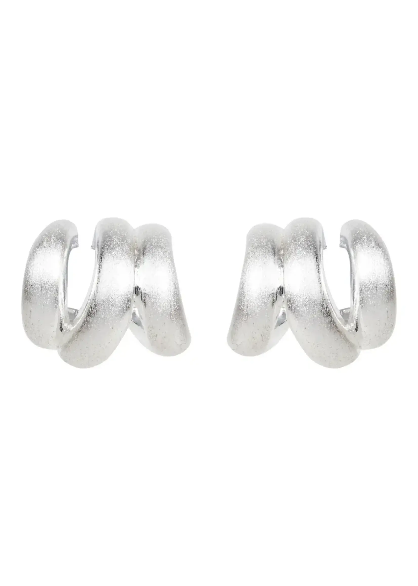 EB & Ive Heritage Satin Earring - Knot