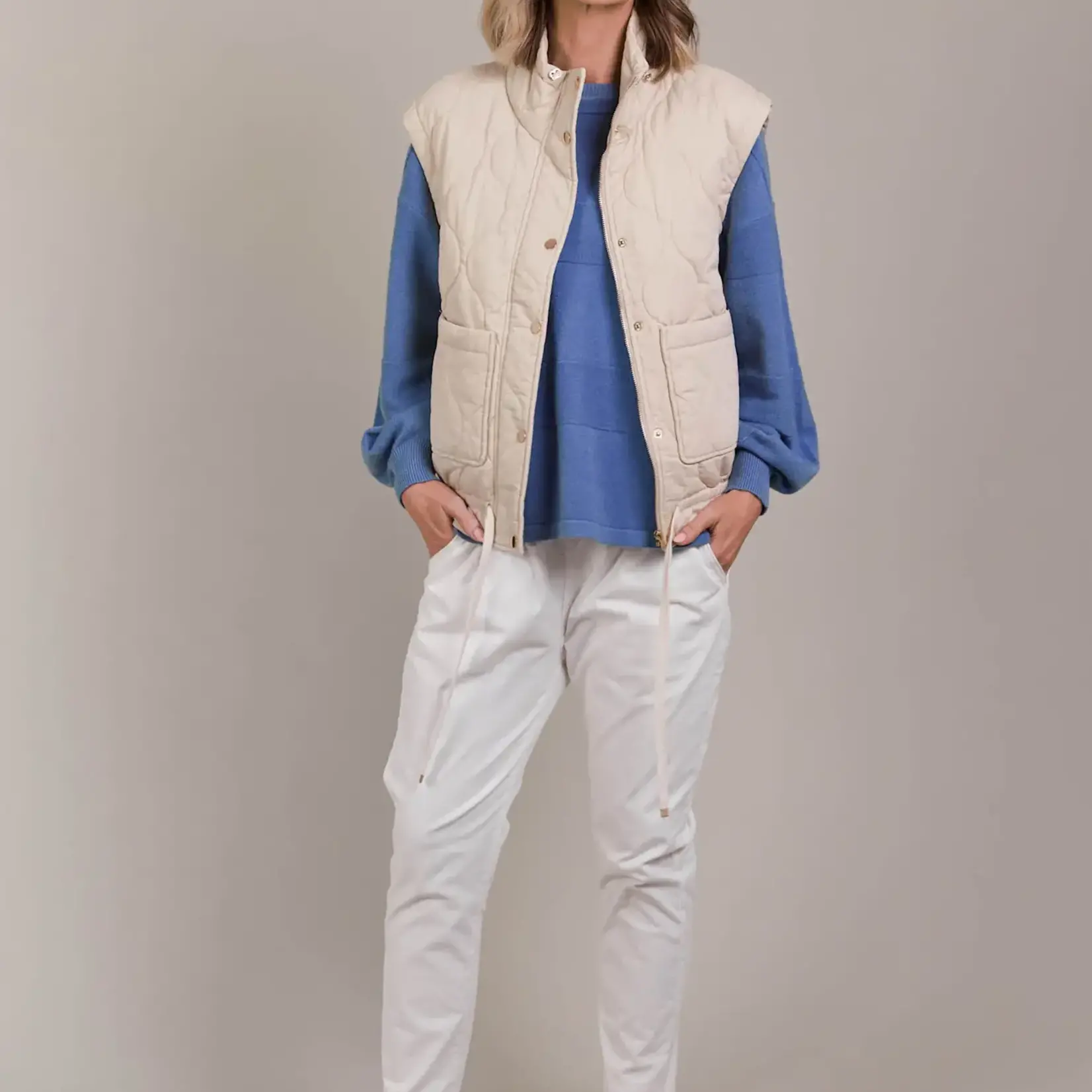 EB & Ive Pepi Vest - Ecru