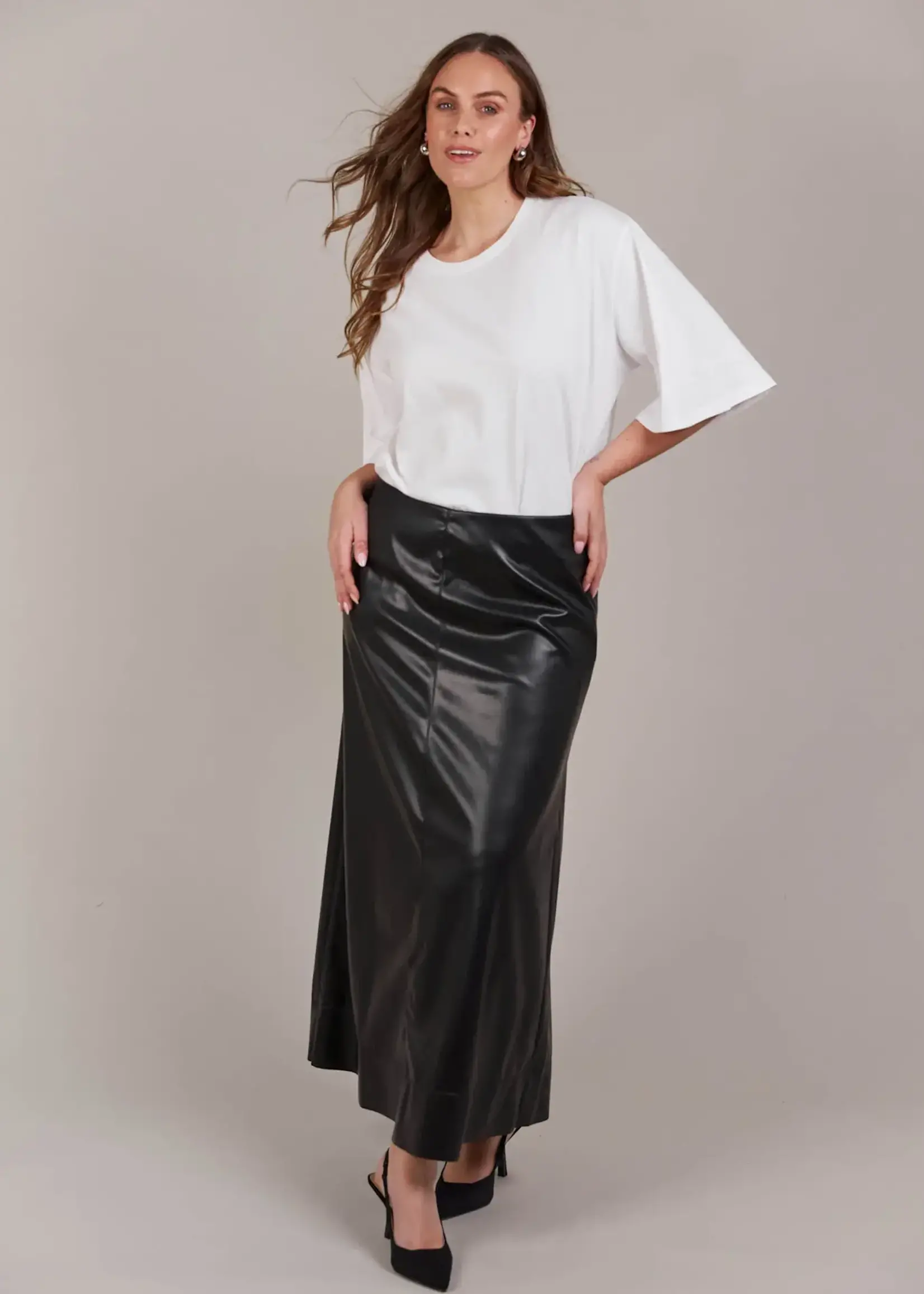 EB & Ive Allegro Maxi Skirt - Black