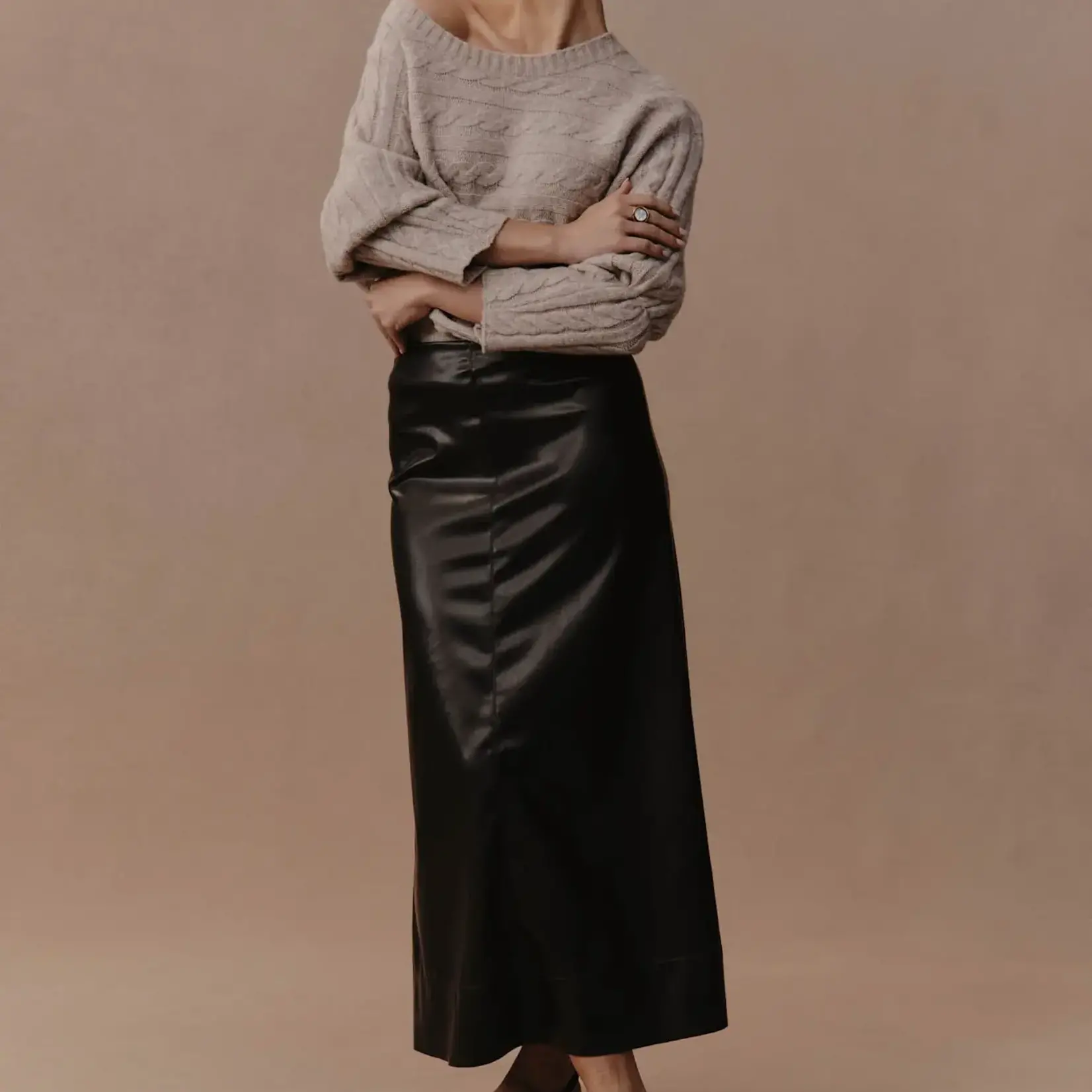 EB & Ive Allegro Maxi Skirt - Black