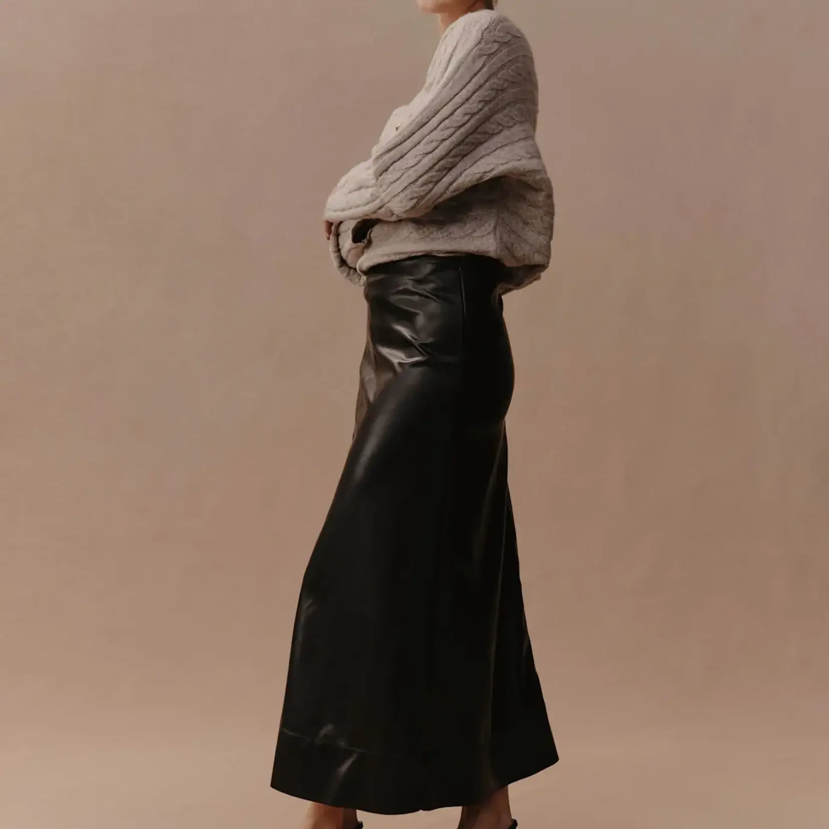 EB & Ive Allegro Maxi Skirt - Black