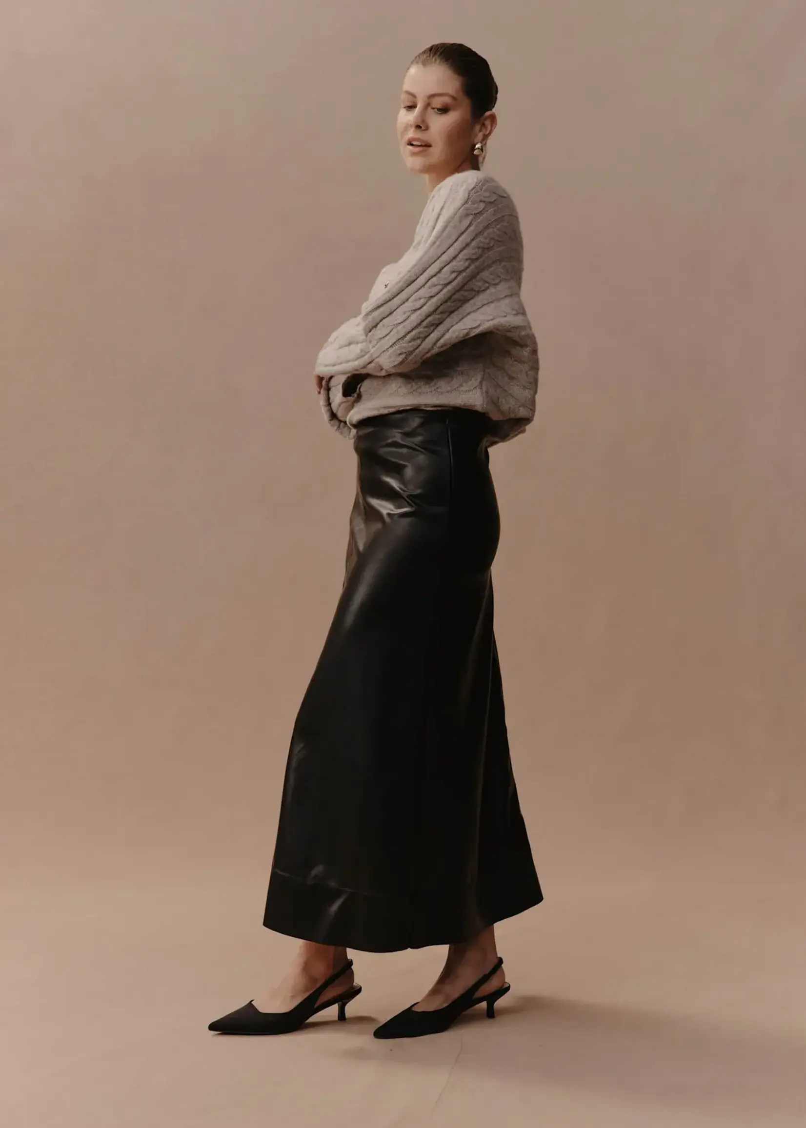 EB & Ive Allegro Maxi Skirt - Black
