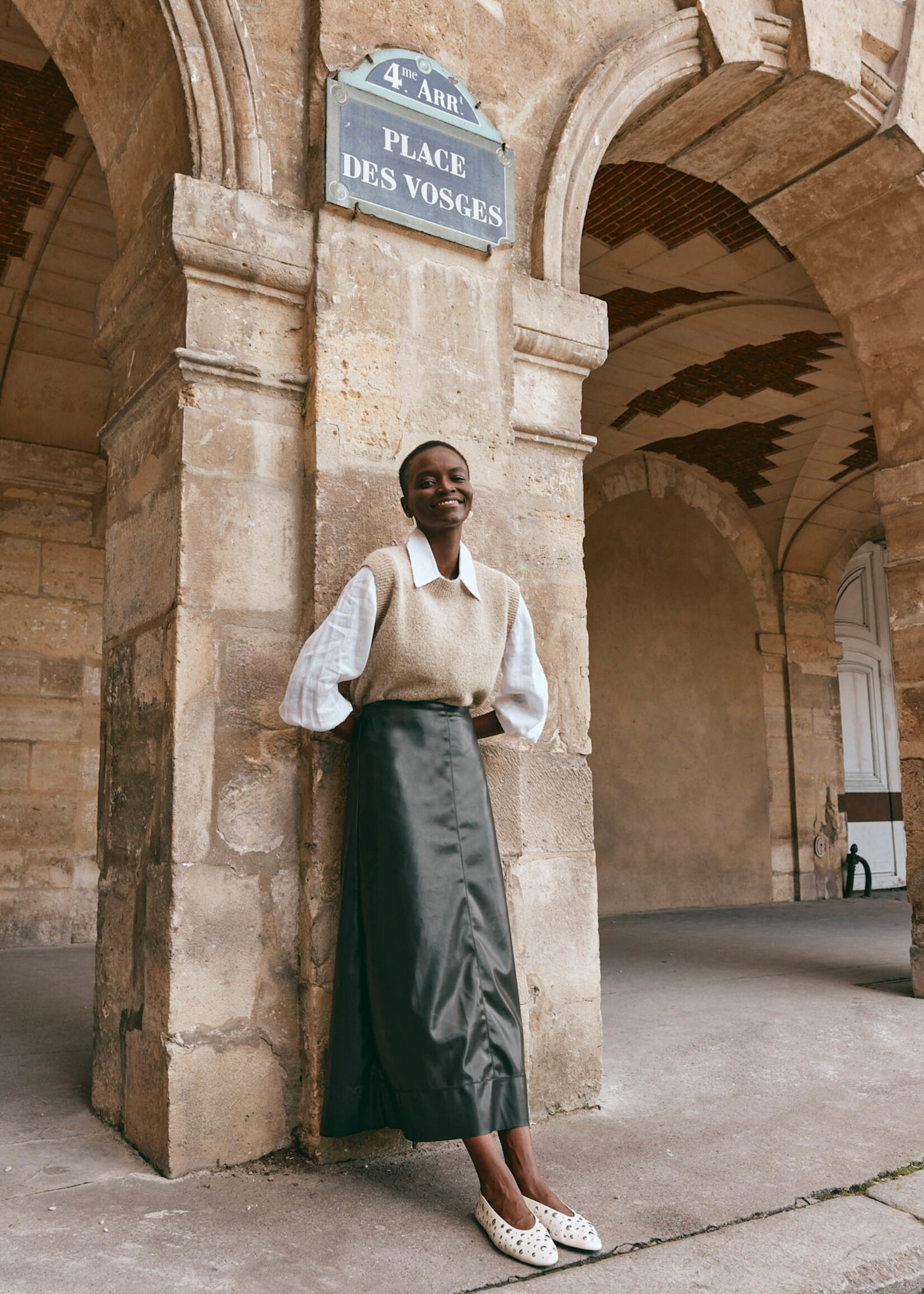 EB & Ive Allegro Maxi Skirt - Black