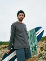 Rhythm Larry Vintage LS T Shirt - Vintage Black