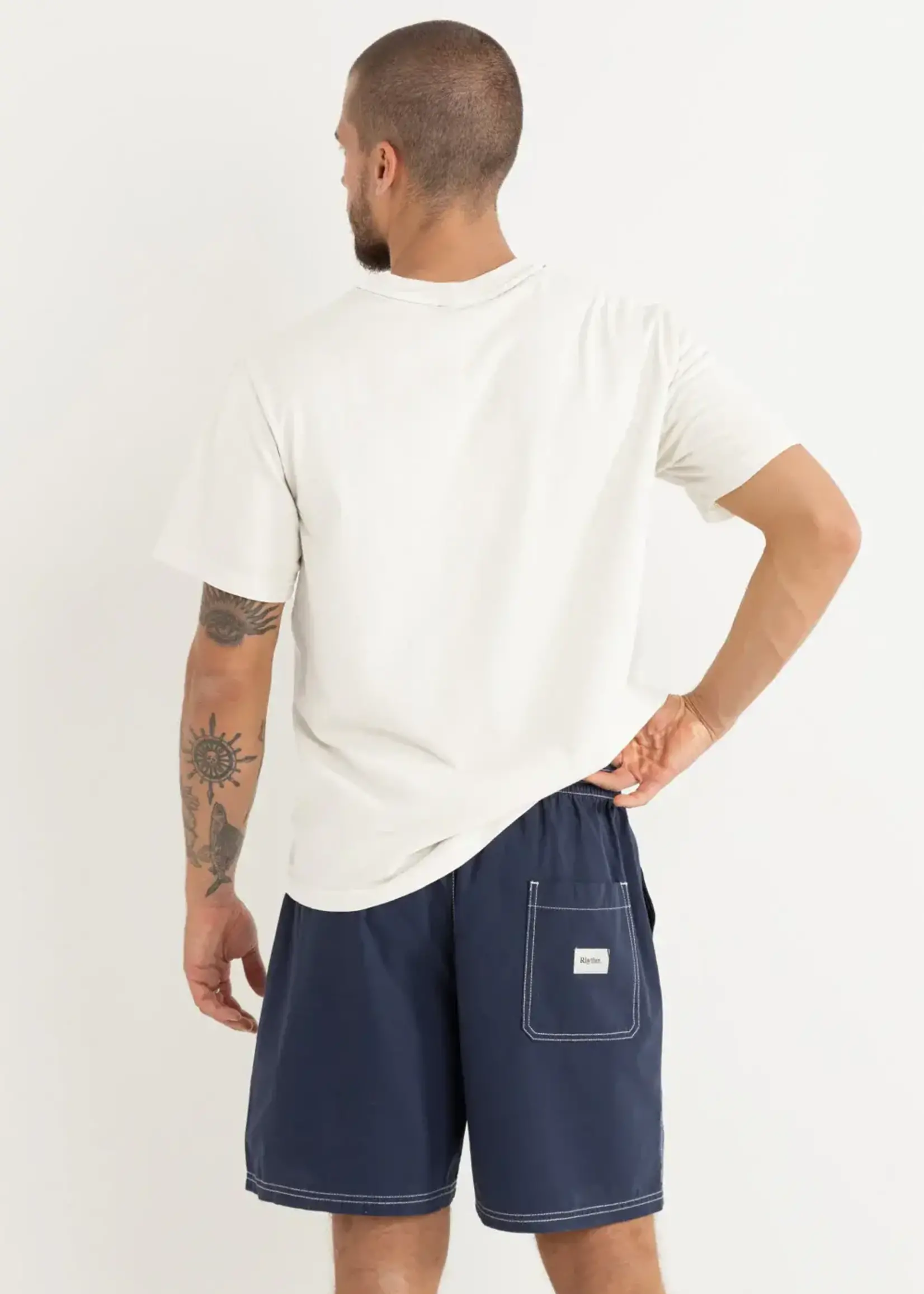 Rhythm Portal Vintage SS T Shirt - White