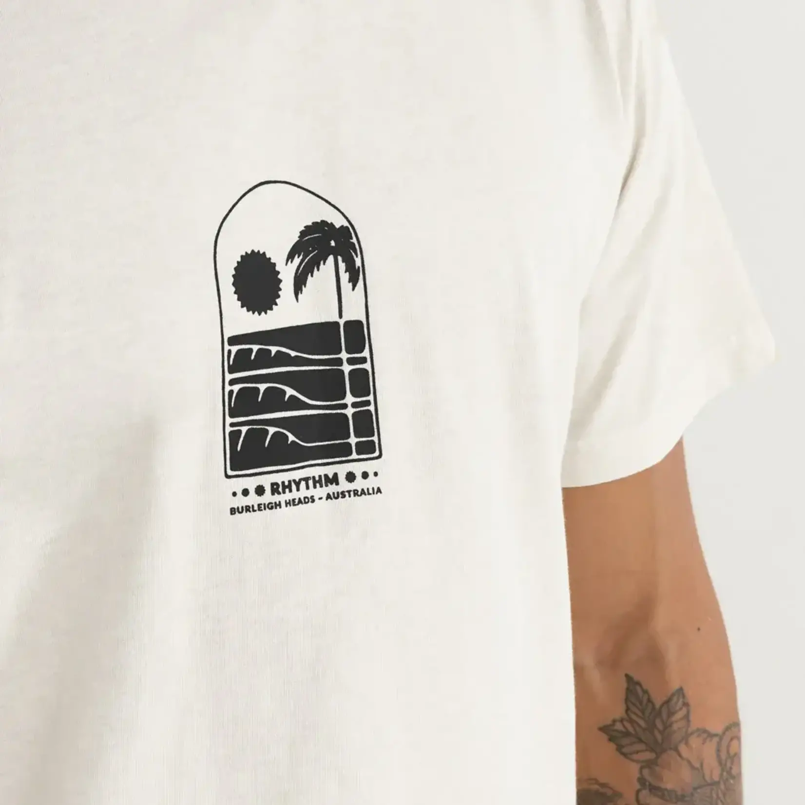 Rhythm Portal Vintage SS T Shirt - White