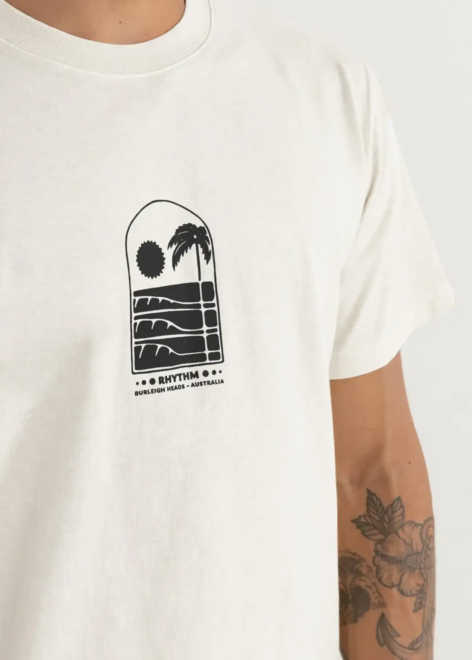 Rhythm Portal Vintage SS T Shirt - White