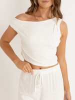 Rhythm Primmie Off Shoulder Top - Cream