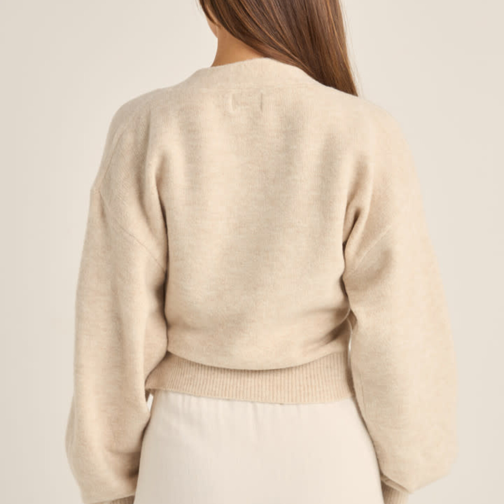 Rhythm Lexie Wrap Front Knit - Natural