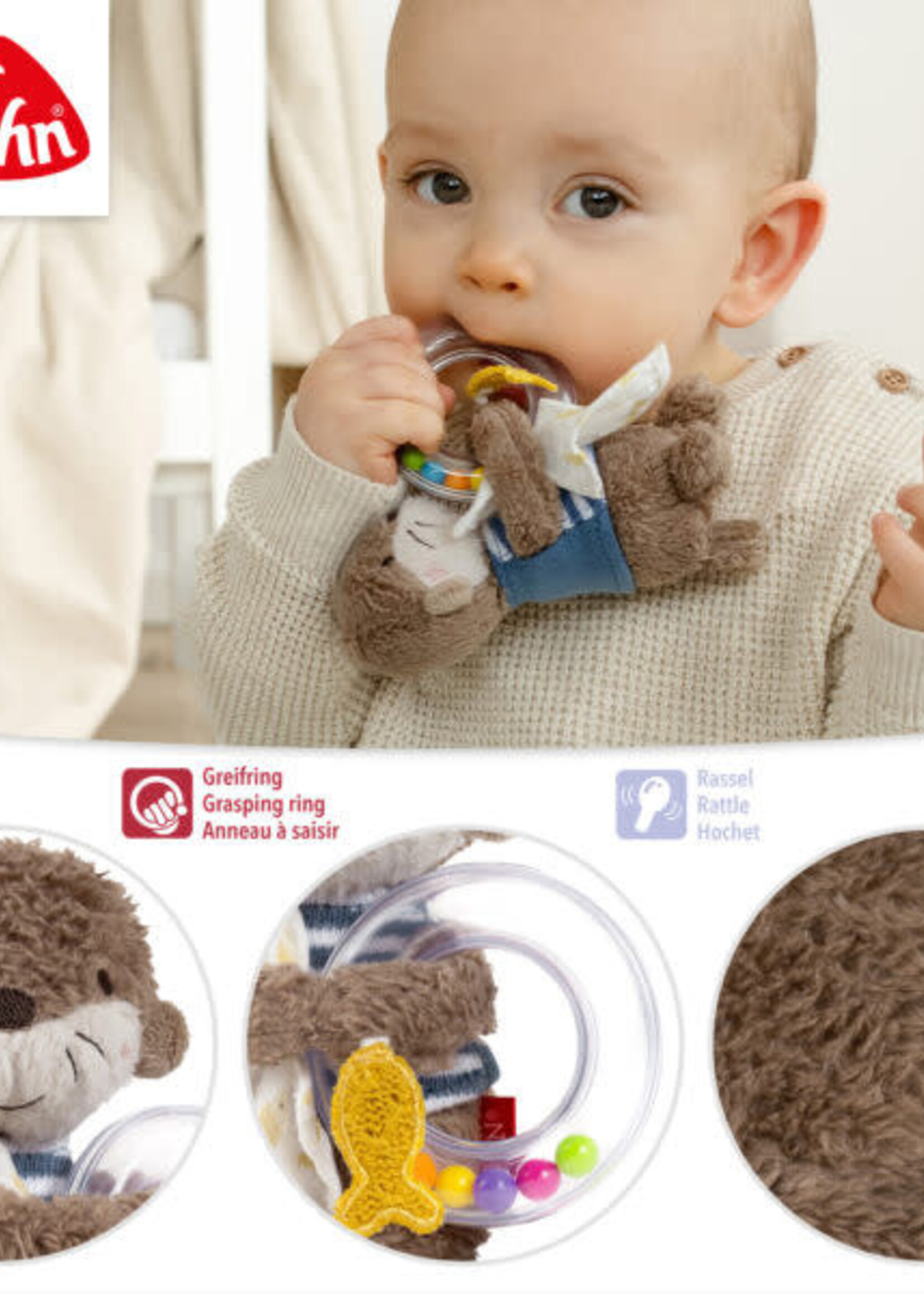 Pilbeam Fehn Rattle Ring Otter