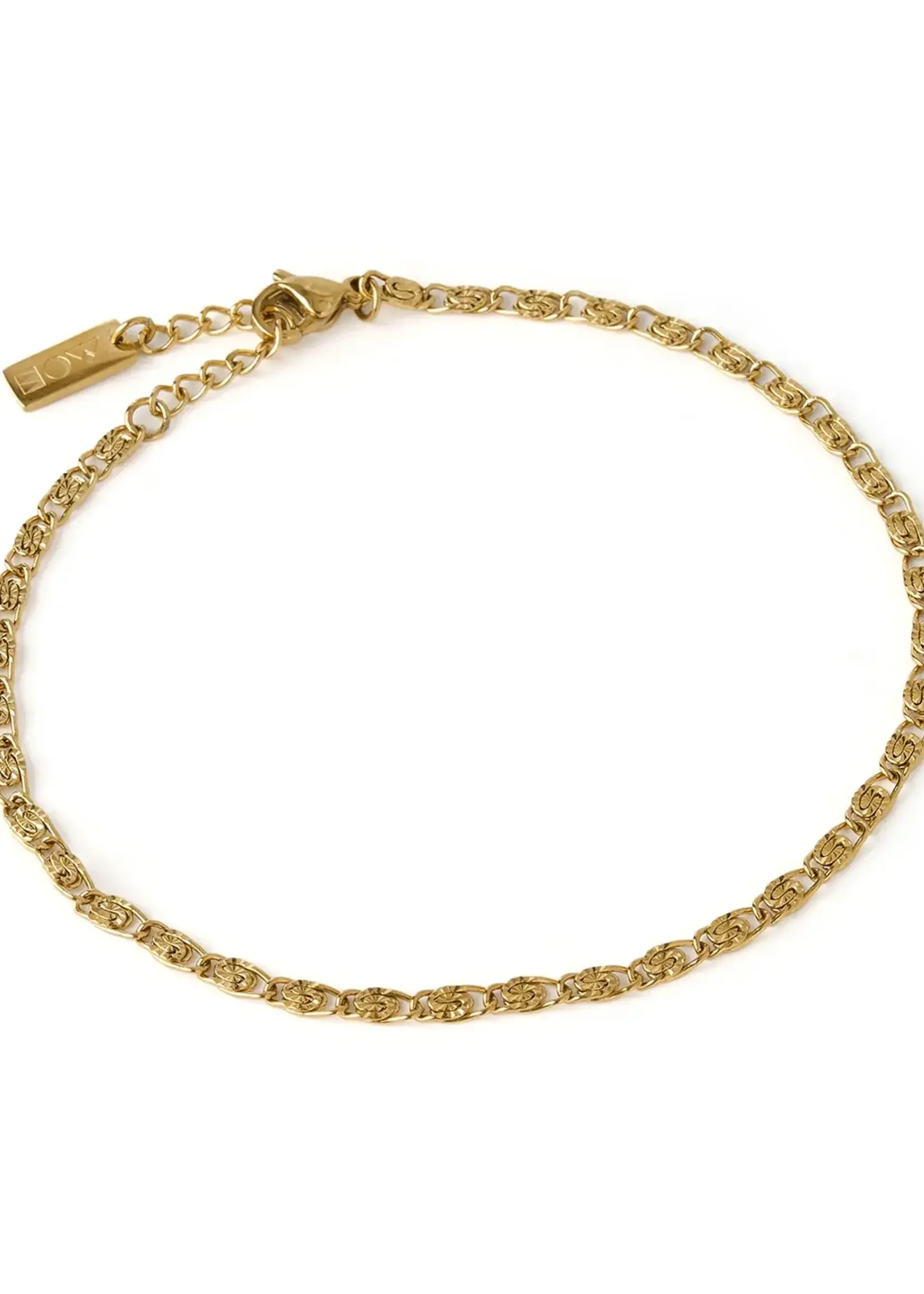Arms Of Eve Dragon Gold Chain Anklet