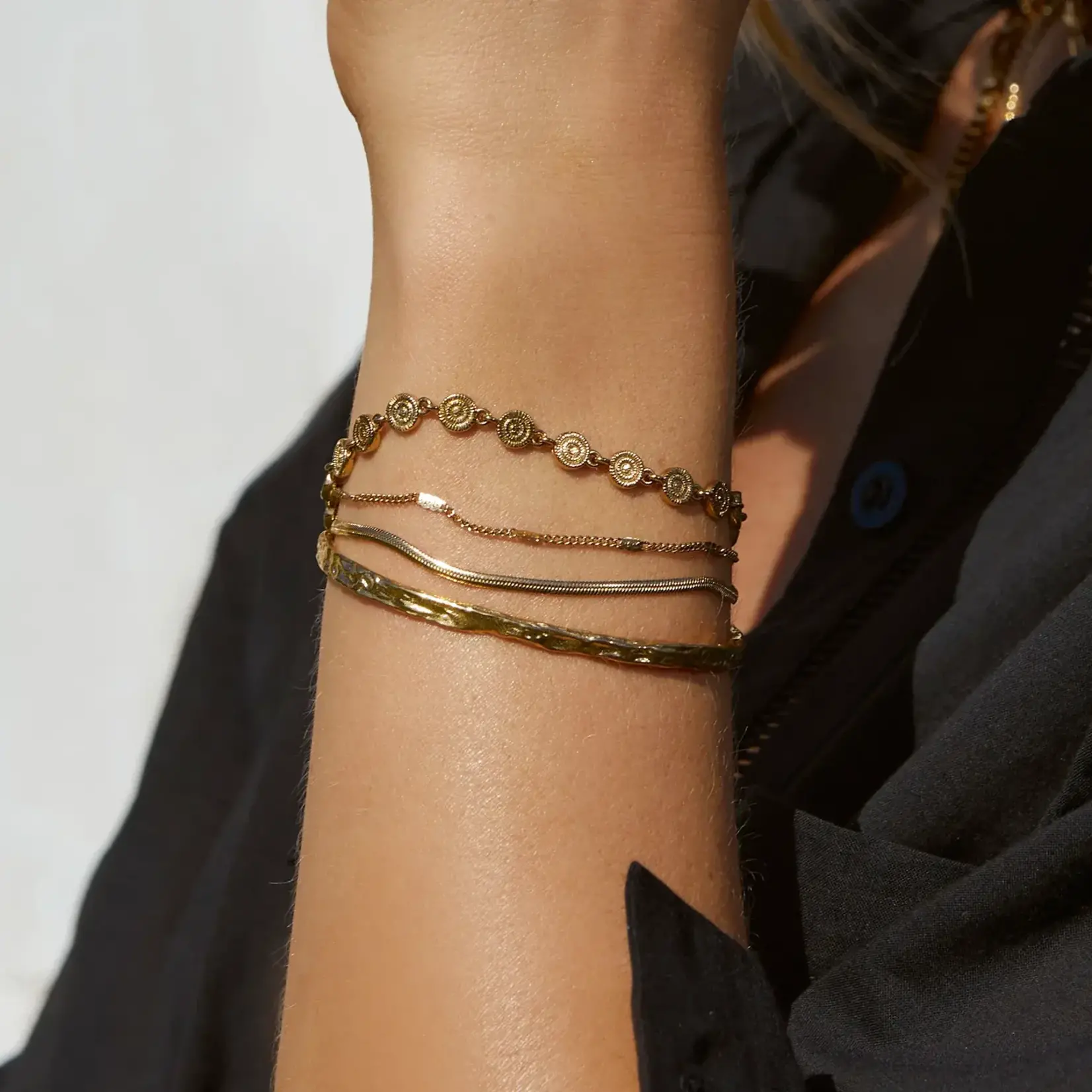 Arms Of Eve Genevieve Gold Bracelet