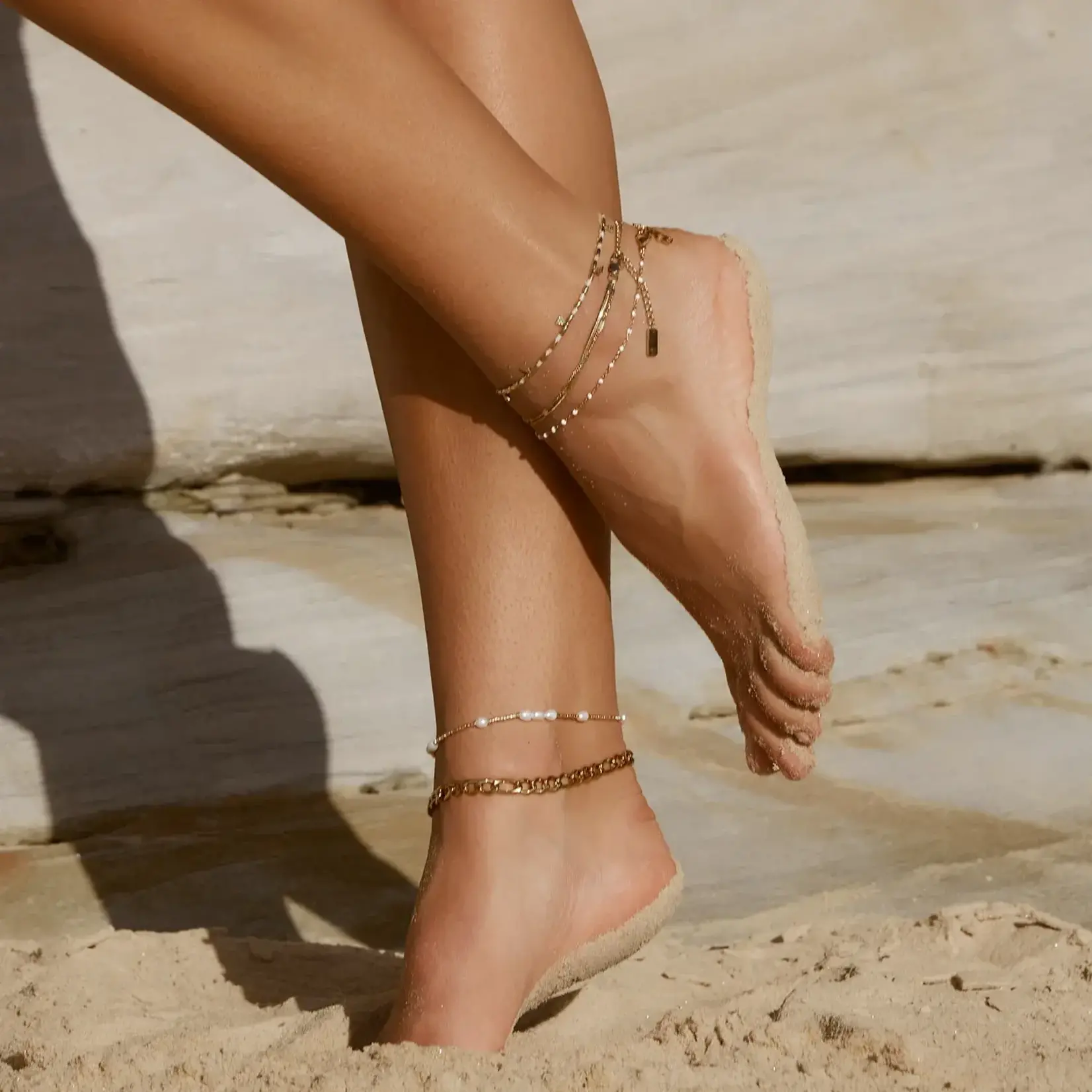 Arms Of Eve Millie Gold Anklet
