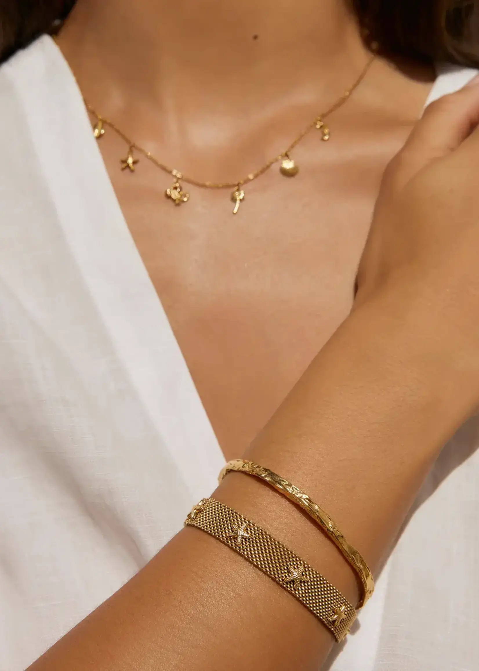 Arms Of Eve Seastar Gold Bracelet