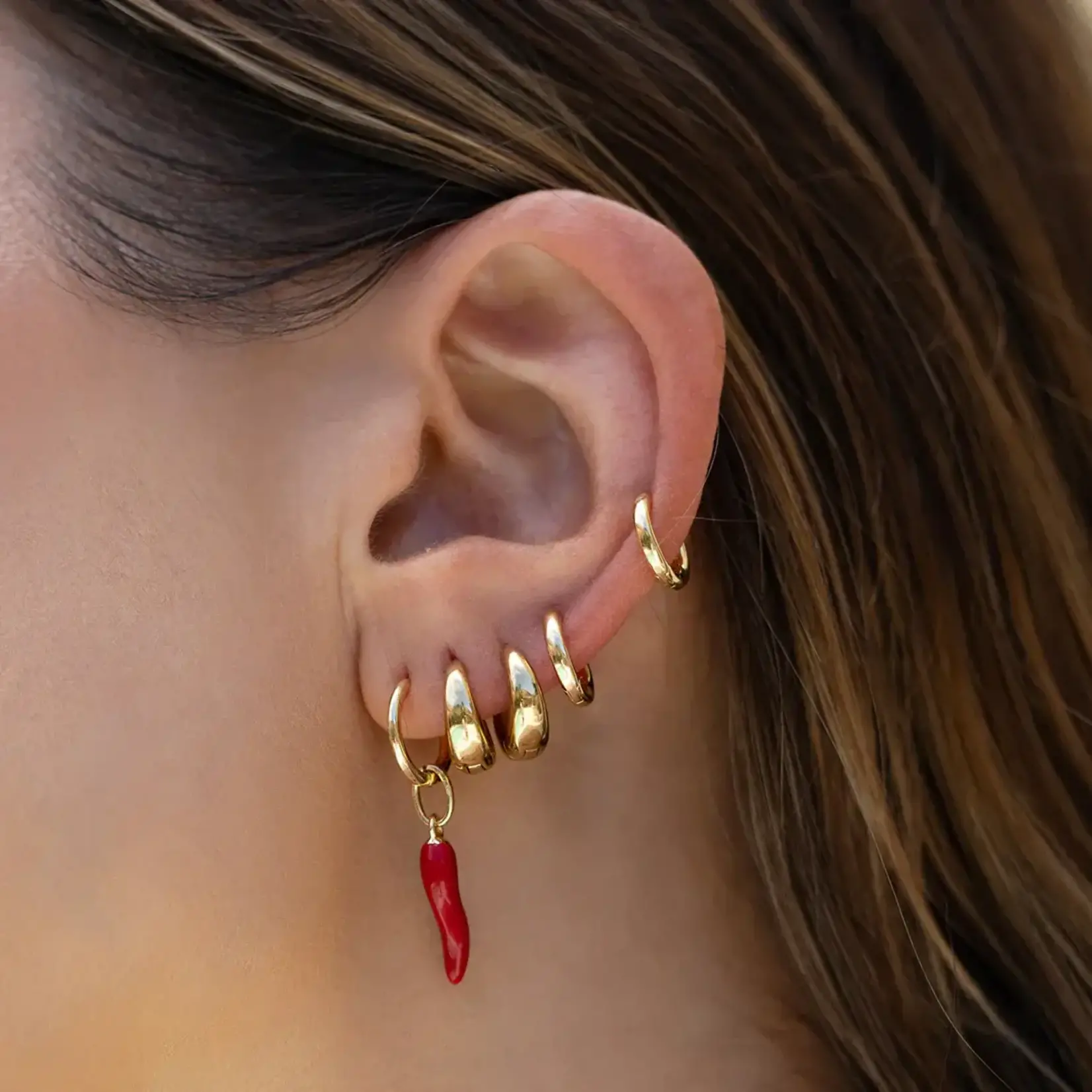 Arms Of Eve Max Gold Earrings - Midi 14mm