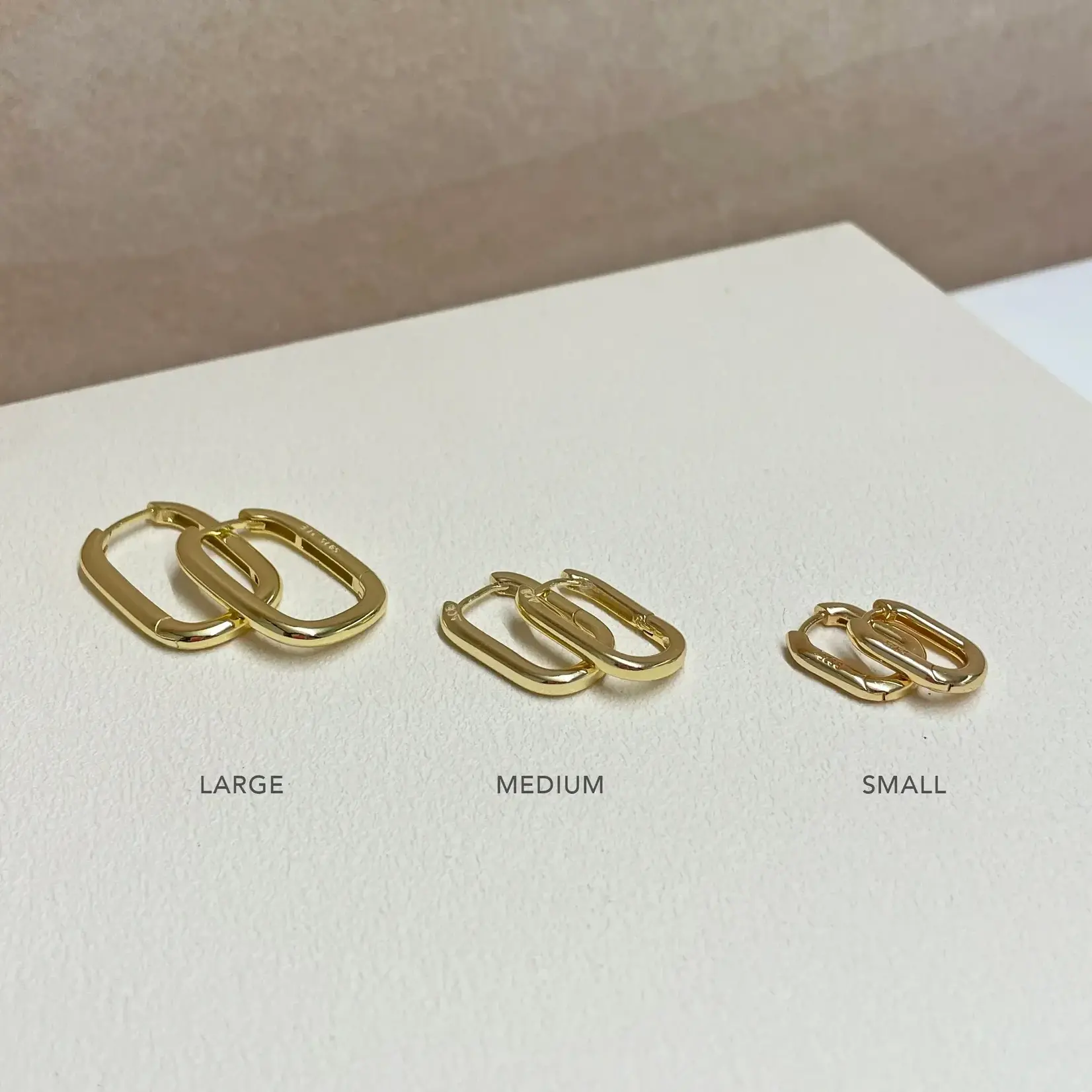 Arms Of Eve Link-Up Gold Hoop Huggies - Medium