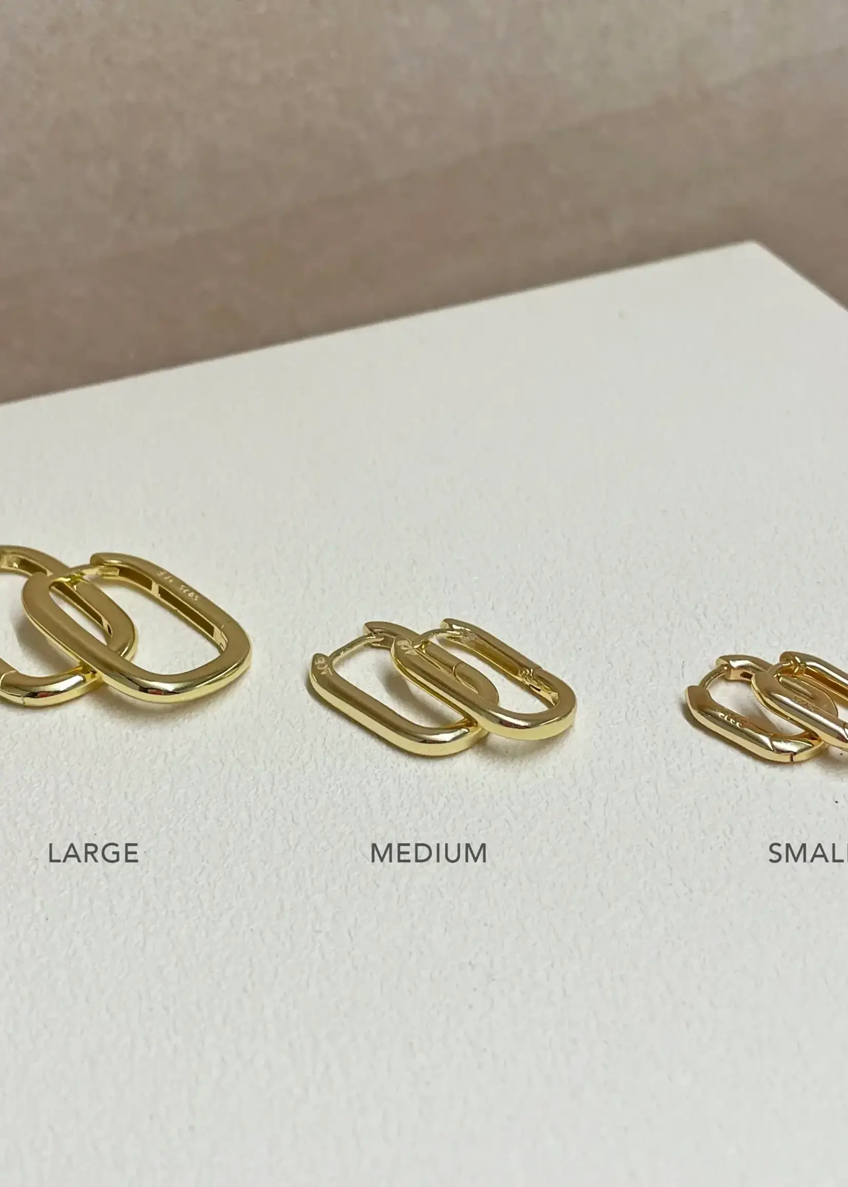 Arms Of Eve Link-Up Gold Hoop Huggies - Medium