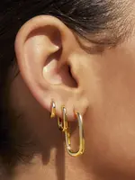 Arms Of Eve Link-Up Gold Hoop Huggies - Medium