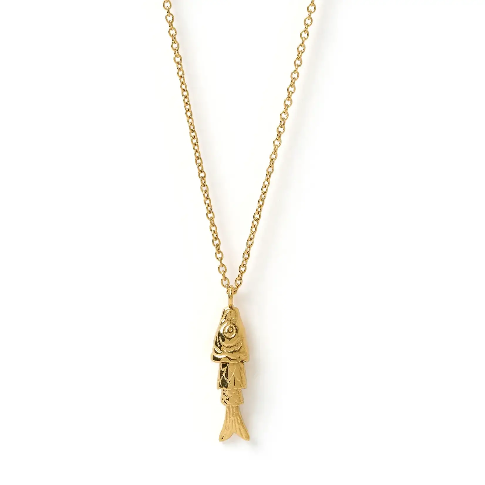 Arms Of Eve Fishbone Gold Necklace