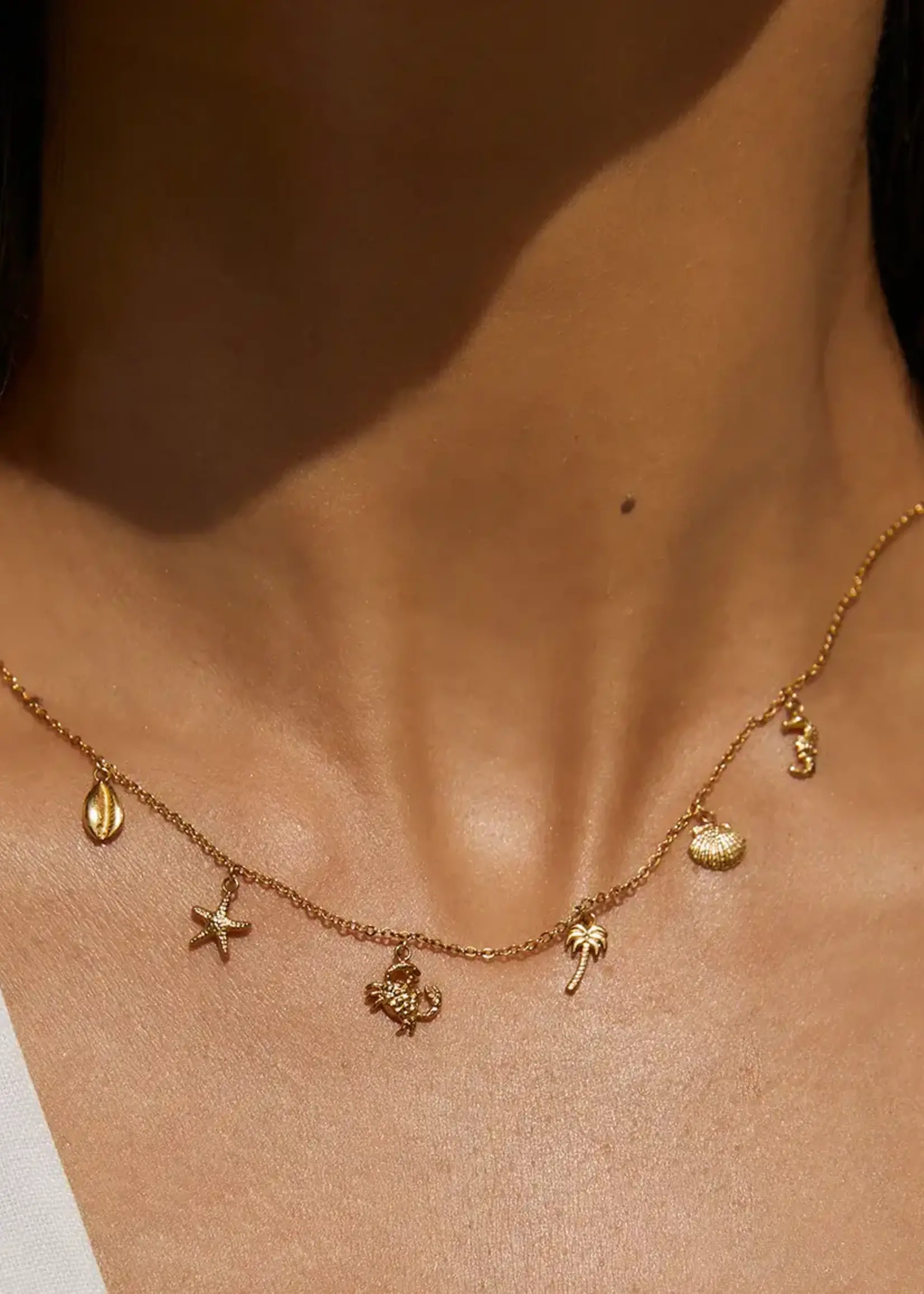 Arms Of Eve Ariel Gold Necklace