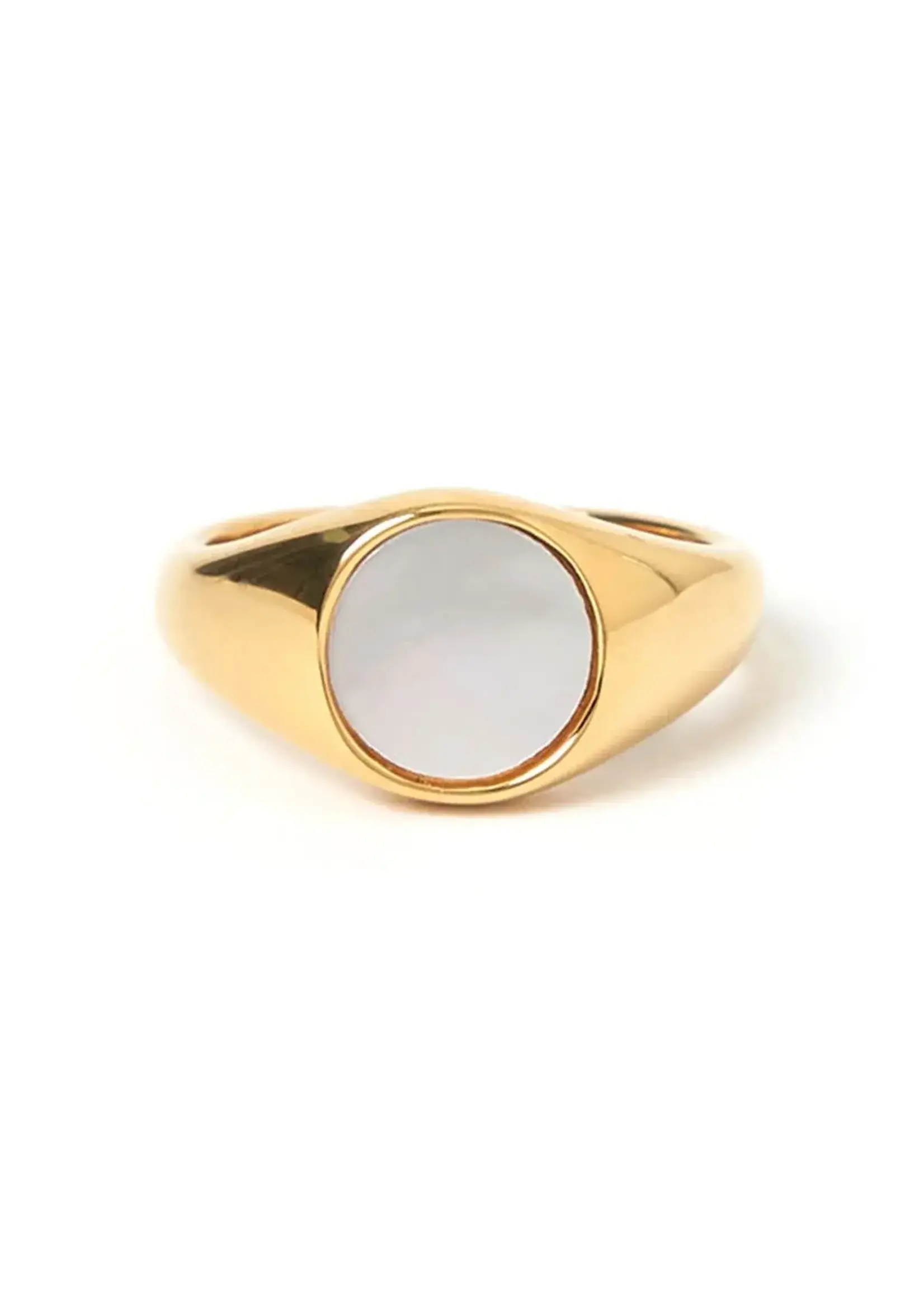 Arms Of Eve Amira Gold and Pearl Ring