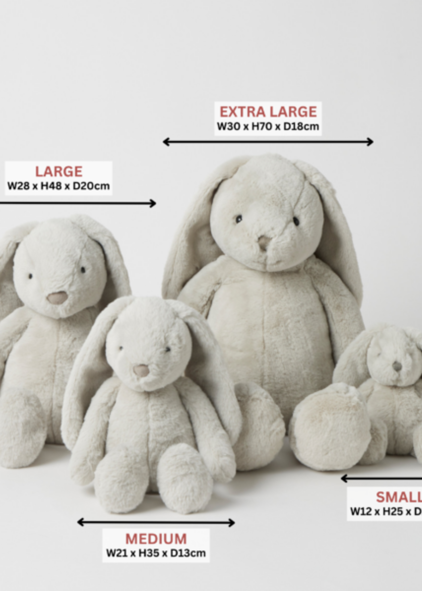 Pilbeam Grey Bunny Small