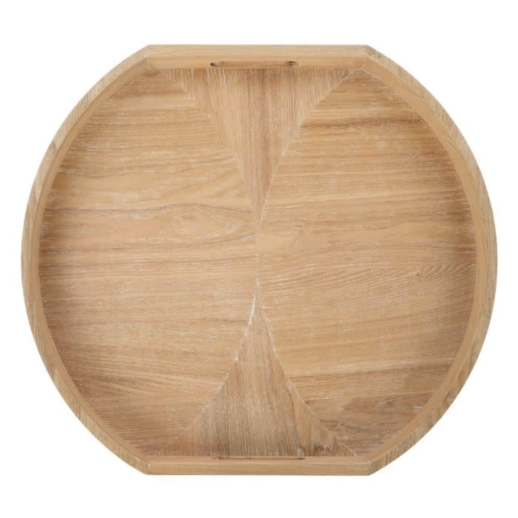 Elwood Ash Wood Veneer Tray 2pcs Set