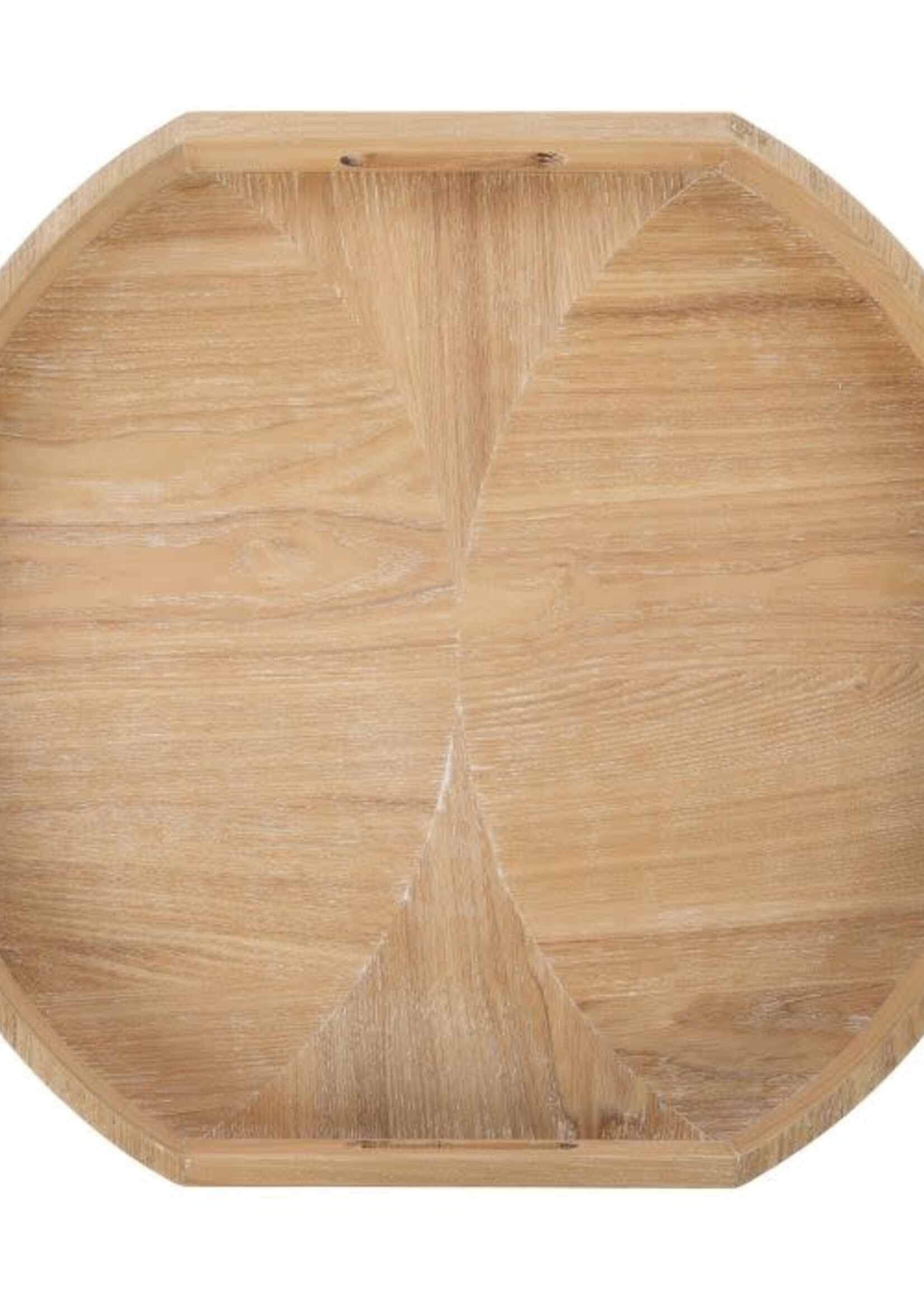 Elwood Ash Wood Veneer Tray 2pcs Set