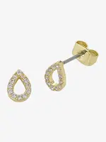 Liberte Petite Diamond Gold Earring