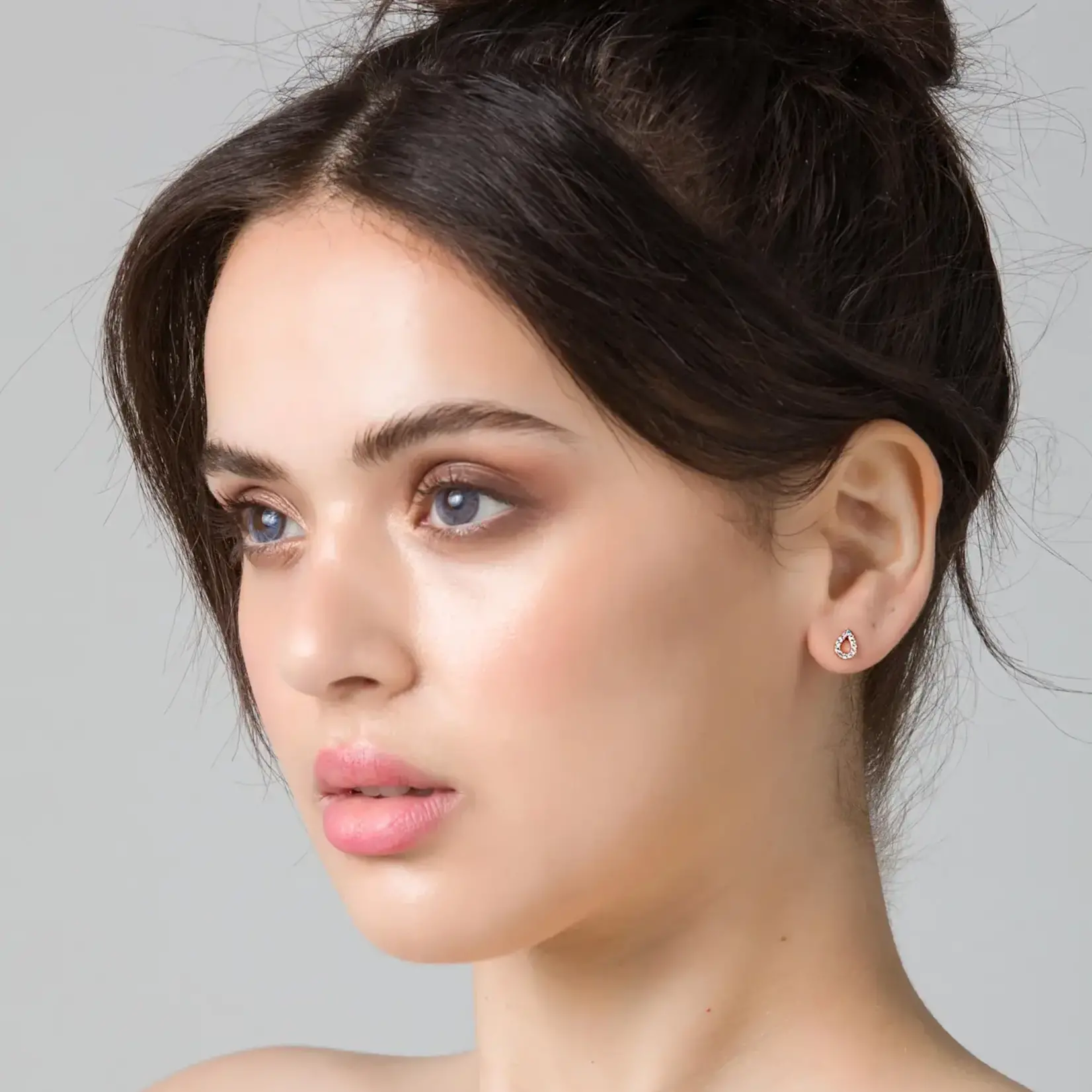 Liberte Petite Diamond Gold Earring